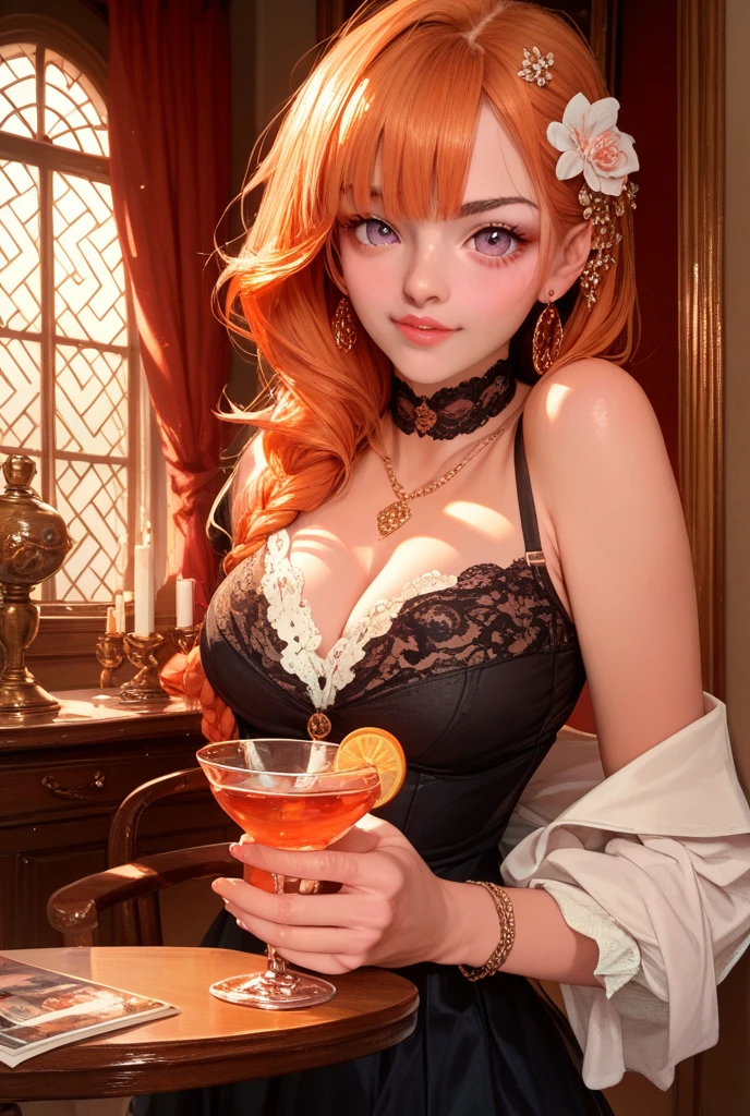 (score_9, score_8_up, score_7_up, score_6_up, score_5_up, score_4_up, source_bishoujo)
50mm lens
aperture opening of f/4.0
sitting on barstool in detailed bar, 1girl, extremely beautiful detailed face, best shadow, medium breasts, orange hair, long hair, Stlouis, female in her Late twenties, (evening gown, plunging neckline), Russian, green eyes, silk dress, ((2.5D:1.4)), 35mm, intricate details, HDR+, intricate details, Detailed Fluffy Fur, Detailed Hair, hyperdetailed, natural fur texture, detailed skin, hyperrealism, sharp (hyperrealistic, cinematic light, depth of field)
\\ Made with ONE FOR ALL checkpoint by Chaos Experience @ https://civitai.com/user/ChaosExperience/ \\