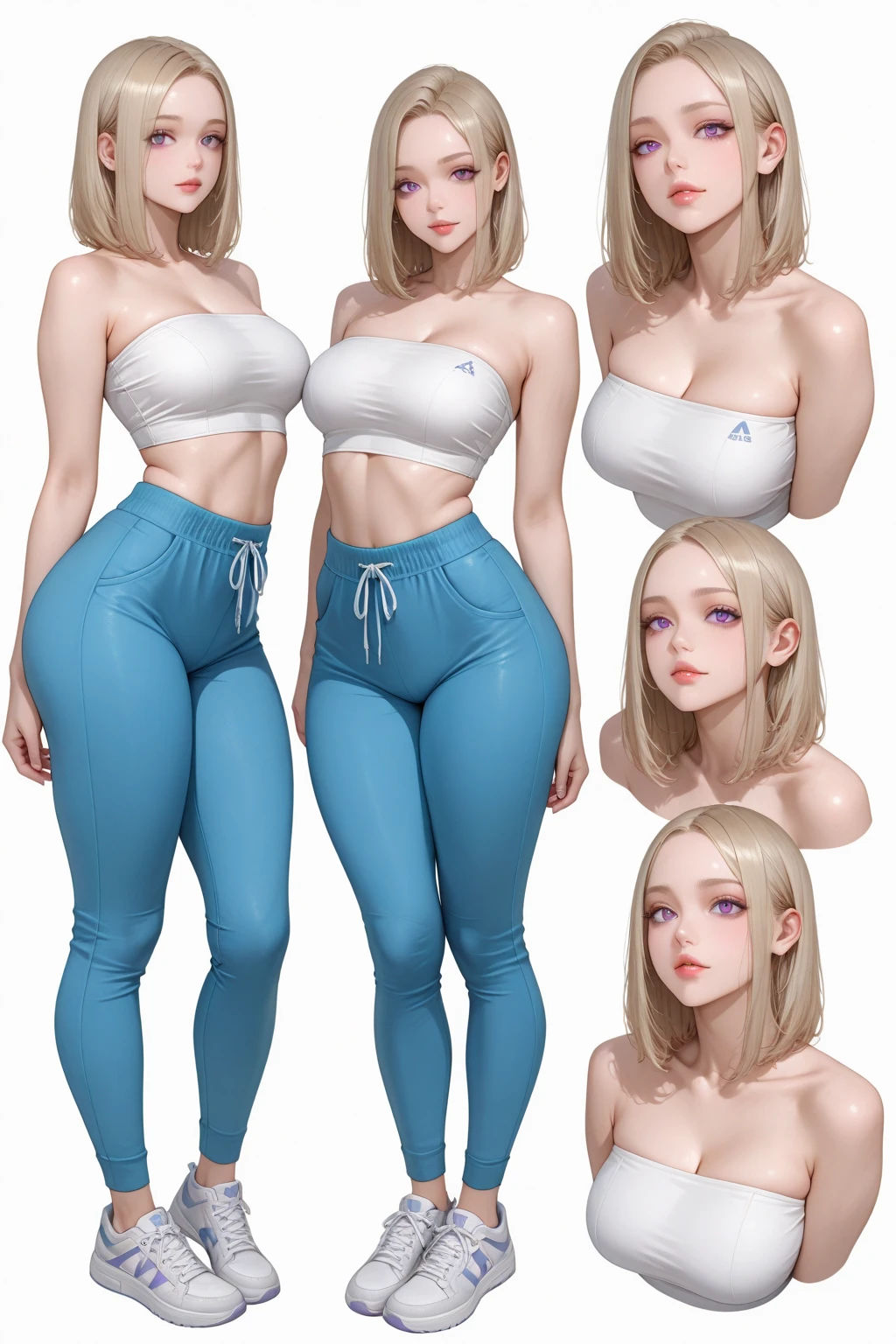 Jennette McCurdy,  Miranda Cosgrove, mixed together,  ultimate attractiveness, fit long lean slender body, large breasts, thick thighs,  