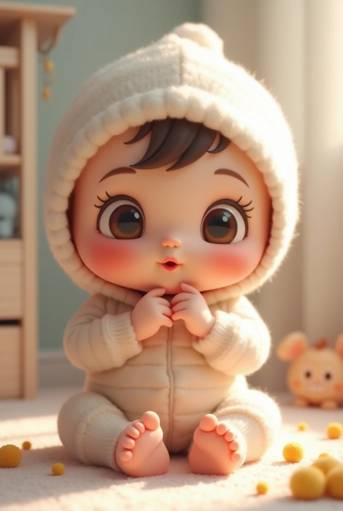 (masterpiece), (best quality), (ultra-detailed), (full body:1.2), Super cute, Baby, Pixar, Baby panda in pajamas, Big bright eyes, Fluffy, Smile, Delicate and fine, Fairy tales, Incredibly high detailed, Pixar style, Bright color palette, Natural light, Simple background with pure color, Octane render, Trending on Artstation, Gorgeous, Ultra wide angle, 8k, HD, Realistic