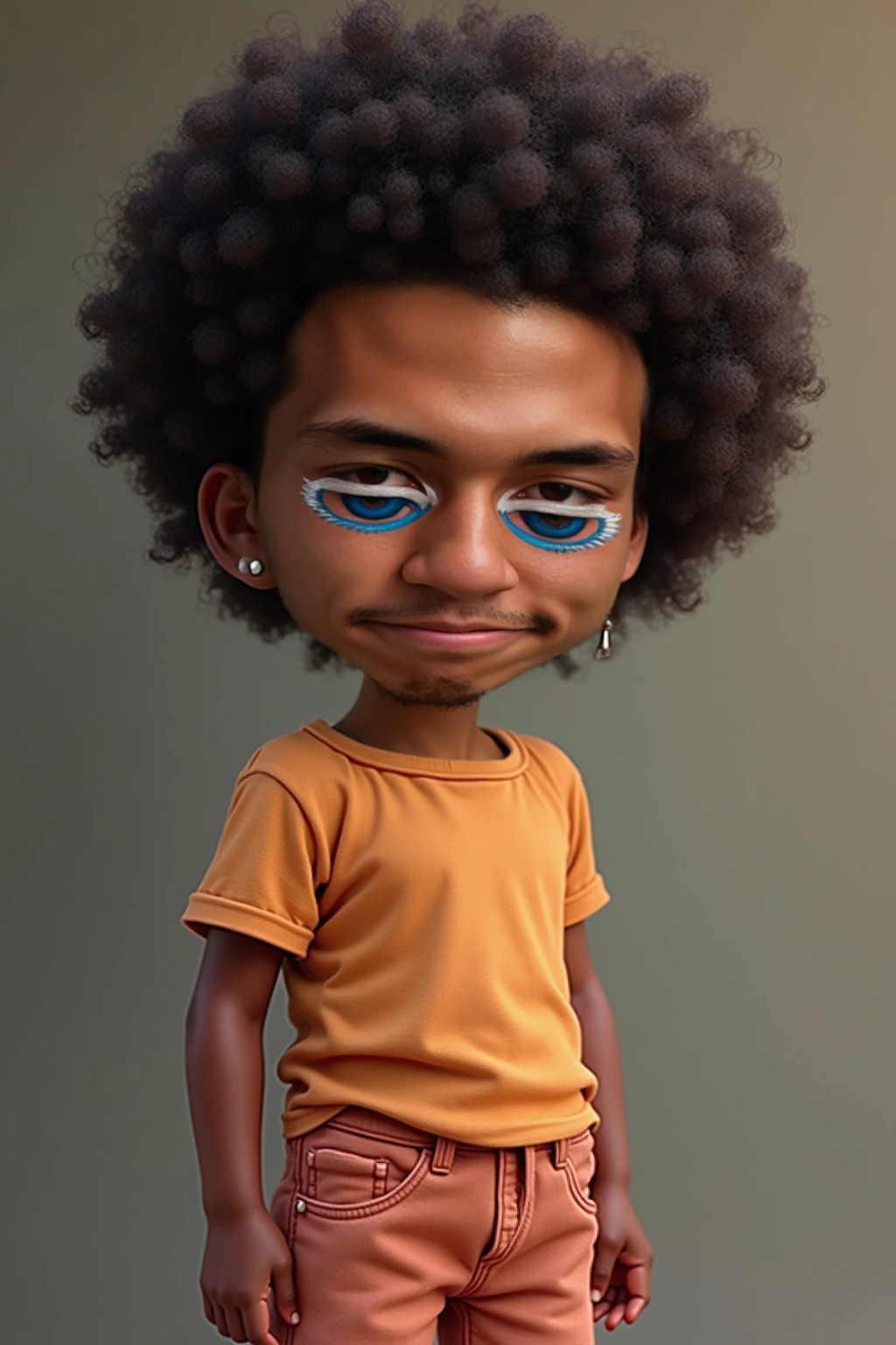 loranerdinho1, Um garoto vampiro de 3 anos de idade usando oculos, capa preta, gola alta, dentes caninos longos, castelo medieval em desfoque no fundo