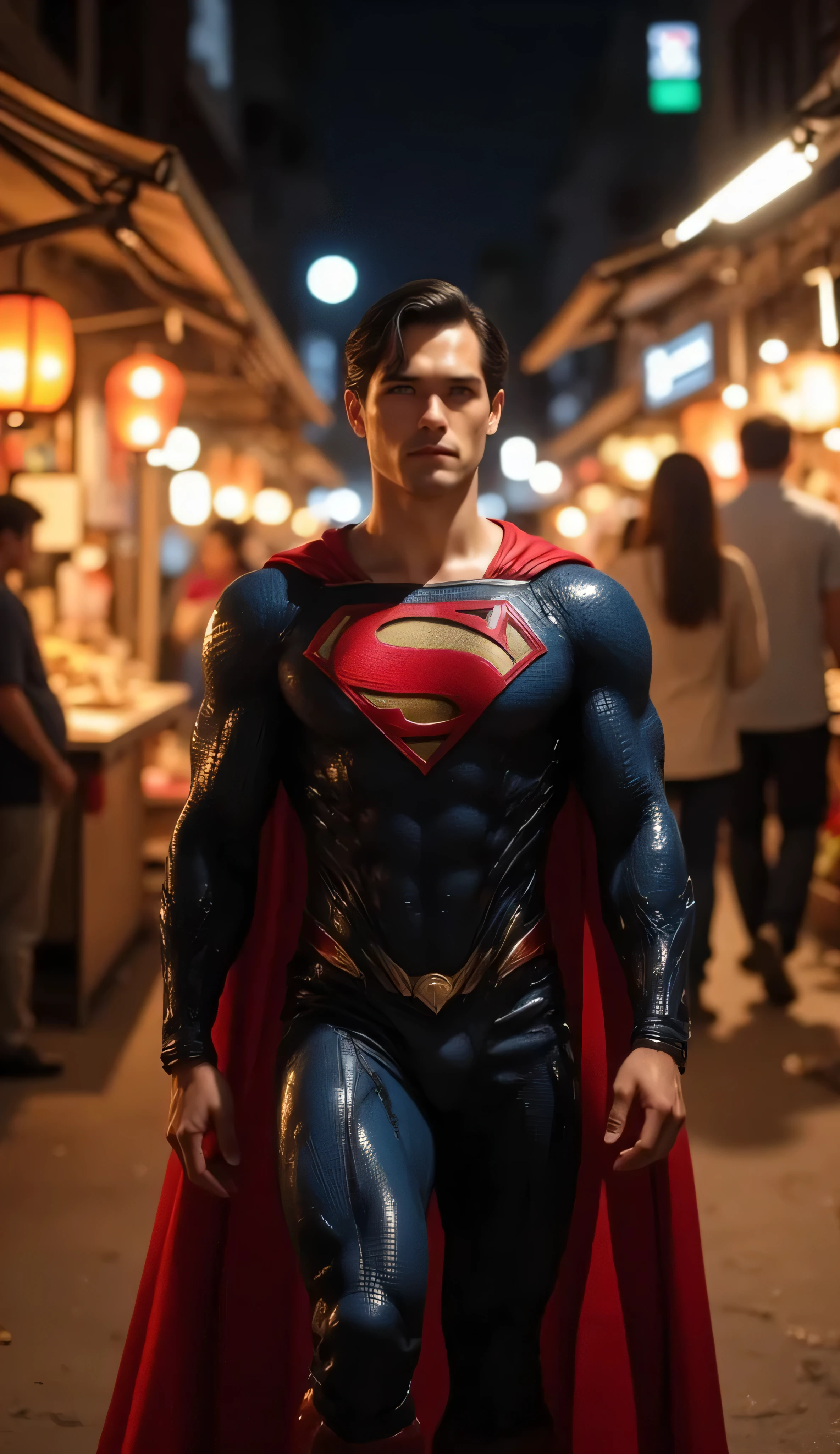 Man body setting,Superman costume tights , (bare thighs)