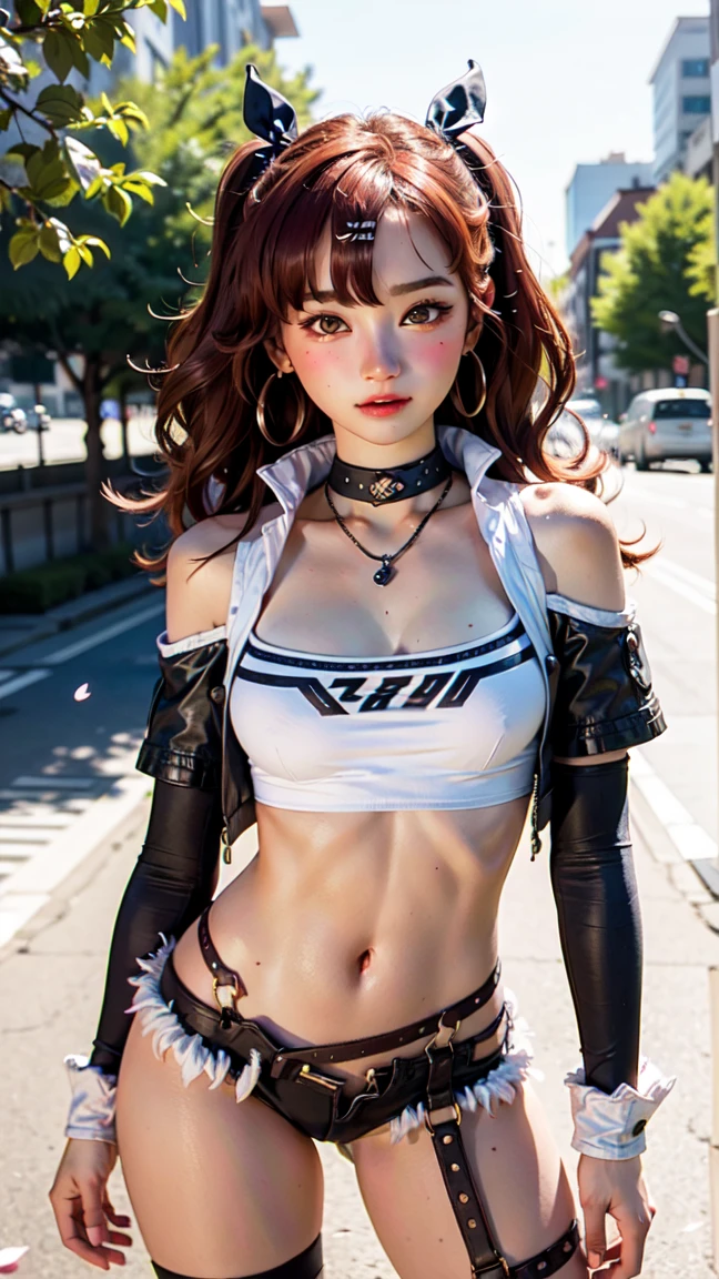 3,(((beautiful girl,Deep V bare chest,cleavage cutout,open cloths,Pure and sexly,See-through clothing:1.6,Looming,Tight clothing,zipper,Damaged clothes,from below,pointy breasts,The body is curvy:1.5,torpedo breast,Pointed chest,torpedo breasts))),curvy ,High target_solve, clearly_image, Detailed background,best quality, high resolution, 8k画质, Perfect dynamic composition, Charming pose,sexly,Shy,masterpiece, best quality, high resolution, 8k, HDR, raytracing, detailed shadows, beautiful girl, (hyperdetailed:1.15),3