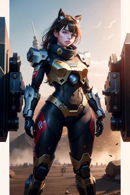 ((best quality)), ((masterpiece)), (in detail), 1 girl, semi-naked, candid pose, dark hair, science fiction, techno, cybernetics,, post-apocalypse, role-playing game