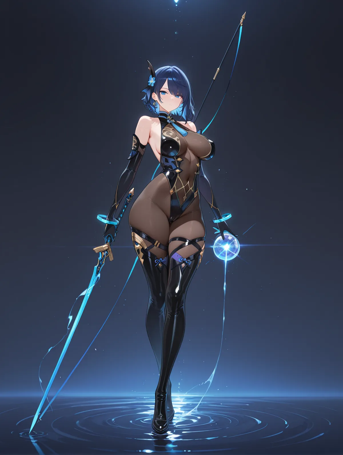 ((nsfw)),a close up of a woman in a outfit standing in front of a screen, a screenshot by Josetsu, polycount, process art, pc game with ui, full character, main character, in game, 8 k character details, leaked image, in-game, in - game, inventory item, screencapture, hd screenshot, new character, ingame image
