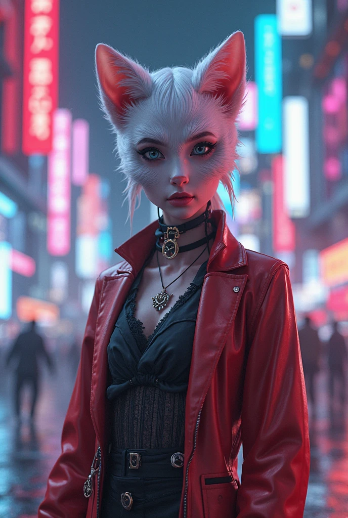 Ultra detailed digital art masterpiece , beautiful misterios Fursona furry( humanoid body) ,with a chromatic colorful city background ,stainted glass efect ( like pieces of puzzle) Magali Villeneuve , mixed with dark elements, dark environment , very dark night , lustful, no clothing , make up natural face, abstract ,Big Expresive shiny eyes, Sensual lips, ultra detailed atmospheric details, beautiful glowing effects , sparkle effects , realistic body proportions, beautiful face proportions, complex masterpiece, strange hair style, creative glowing detailed tattoos, complex physics, enhanced colors, complimentary colors, ultra detailed raytracing reflections, Ultra detailed complex background, environment feels alive, Big Expresive shiny eyes, Sensual lips, Big Expresive shiny eyes, Sensual lips