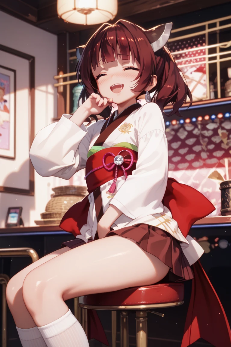 top-quality、extremely delicate and beautiful、Soio、Soio、8-year-old little girl、japanes、elementary student、A dark-haired、(Pink leotard)、dress room、Tiara on the head、A smile、is standing