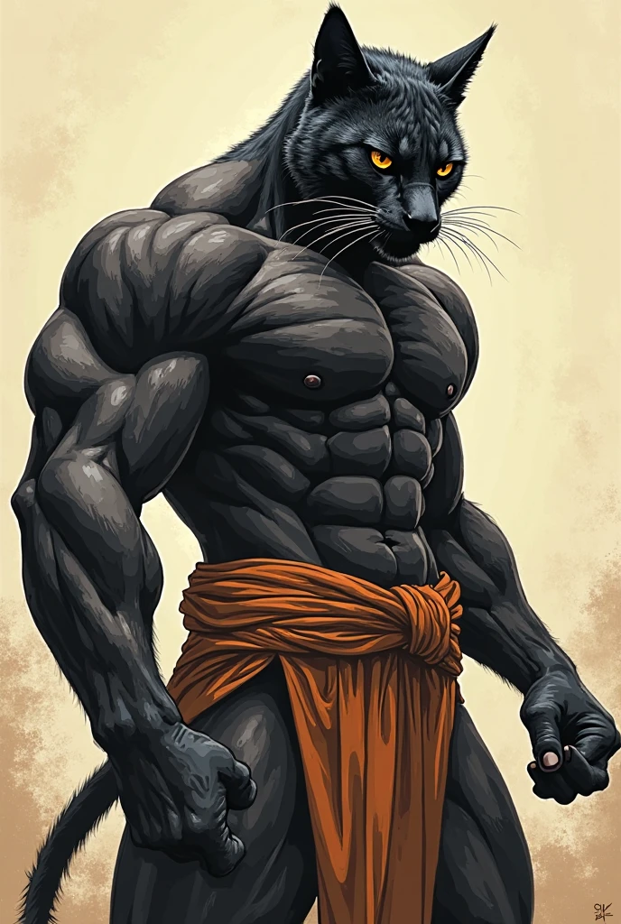 Sweating, muscular, Topless, The background is a spectacular magic school classroom, Harry Potter Teacher, magician, hairy, Anthropomorphic chest hair, Serious expression(scars in the face) Mature (Golden Eyes)Huge muscular ripped abs wild,Black Panther of tribal ambition