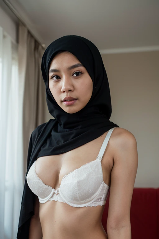 Naked, Angry pose, Angry face, (((HIJAB MALAY GIRL))), masutepiece, High quality, UHD 45K, Realistic face, Realistic skin feeling , A Japanese Lady, 8 years old, , Very cute and baby-like face, (((FLAT CHEST))), (MATRIX WORLD), ((look In front  at the camera and SADNESS)), ((())), (((CUTE GIRL))), ((TRANSPARENT)), ((FLUORESCENT BROWN LIPS)), ((FLUORESCENT BROWN LACE)), ((TRANSPARENT)), ((CHUBBY)), ((UNDRESS)). (Pink nipples)