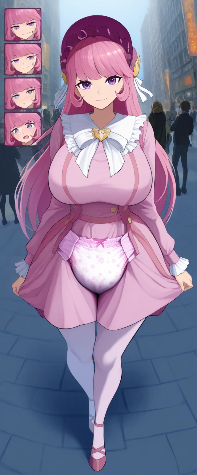 score_9, best quality, masterpiece, uncensored, source_anime
BREAK
1girl, hata no kokoro, bubble skirt, plaid shirt, fox mask, skirt lift, lifted by self, panties, mature female, blush
<lora:kokoro_pony_v1:1> <lora:ratatatat74_pony_v1-000015:0.8>