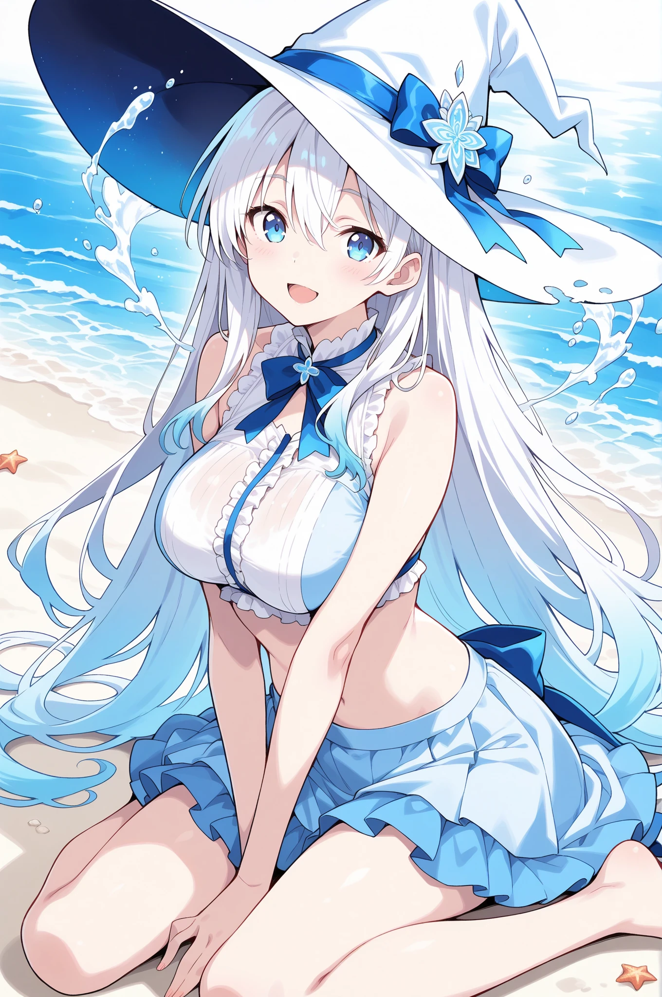 (best quality, masterpiece), 1 girl, centaur, It takes, White skin, Korean , Smiling, exposing the abdomen,bikini, 아름다운 소녀 perfect white tiger photo, perfect white tiger photo