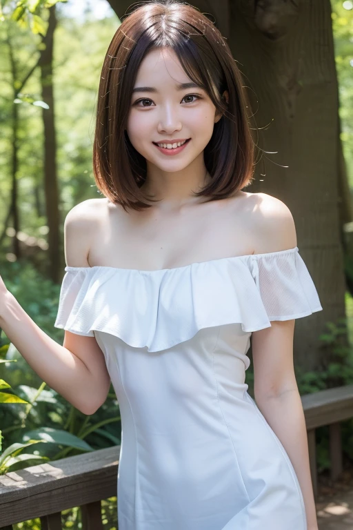 tits、Nipples、Standing、naked、全naked、Laughing、Very short hair、Berry Short Cut、Highest quality, figure, Super detailed, In detail, High resolution, 8k wallpaper, Perfect dynamic composition, Beautiful attention to detail, dress,Medium Hair, Small breasts、Natural color lip, Random sexy poses,smile,24-years-old