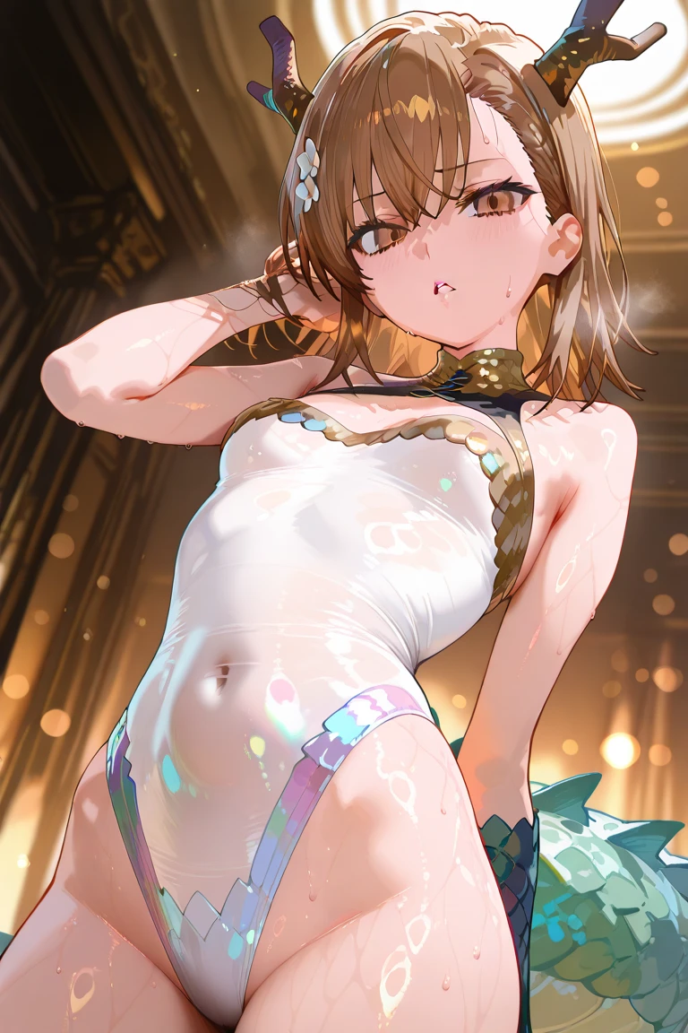 NSFW,(super fine illustration,8k cg wallpaper,highest quality,very detailed,ultra high resolution,best aesthetics),(cowboy shot,from front),1girl,solo,(idolmaster, ((nao kamiya)), (17yo,beautiful girl,cute girl),((beautiful dark red eye)s),(beautiful light brown hair), ((long hair)),(waviy hair),(ponytail),(full nude),(flat chests,midium breasts), (((pubic light brown hair:1.5))),((armpit light brown hair:1.5)),,(bsp, pussy juice dripping,pussy, pussy slip,no makeup, sweaty body), ((spread legs)),(open vagina:1.5), (kupaa),(vulgarity)((squatting)),((steam)),(scatter sweat),(one eye closed),(a big smile),((out tongue:1.3)),(Kamimei),(feel good),(ecstacy Face:1.3),(dynamic pose), (cum on body:1.9),(cum on Face:1.9),(cum on hair:1.9),(cum on armpit:1.9),(((multiple boys, peeing on a girl, multiple penises, gangbang, holding penis,fella,blow job))),vaginal penis:1.3)), testicle, (a man:1.2), (hetero), (((sex,cowgirl,pov))), BREAK ((stage,Spotlight:1.2)),