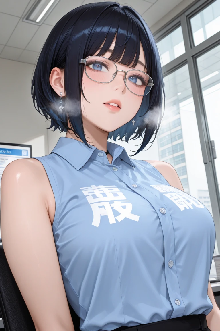 (8k,Super details,best masterpiece,nature,perfect work of art,perfect female figure),two women,sister and sister,sisters,Rainbow hair,perfect face,(huge),Neighbor's Wife,woman hairstyle,elegant wife,mature and exposed,20 years old,fair skin,messy hair,Perfect sexy body,Wear a fitted and sexy tunic dress,Strapless strapless short dress,Hot and sexy secretary,wear glasses,Standing in a spacious conference room,Papers scattered on the ground,Detail background,necklace,perfect eyes,, T-shaped small size,huge的山雀