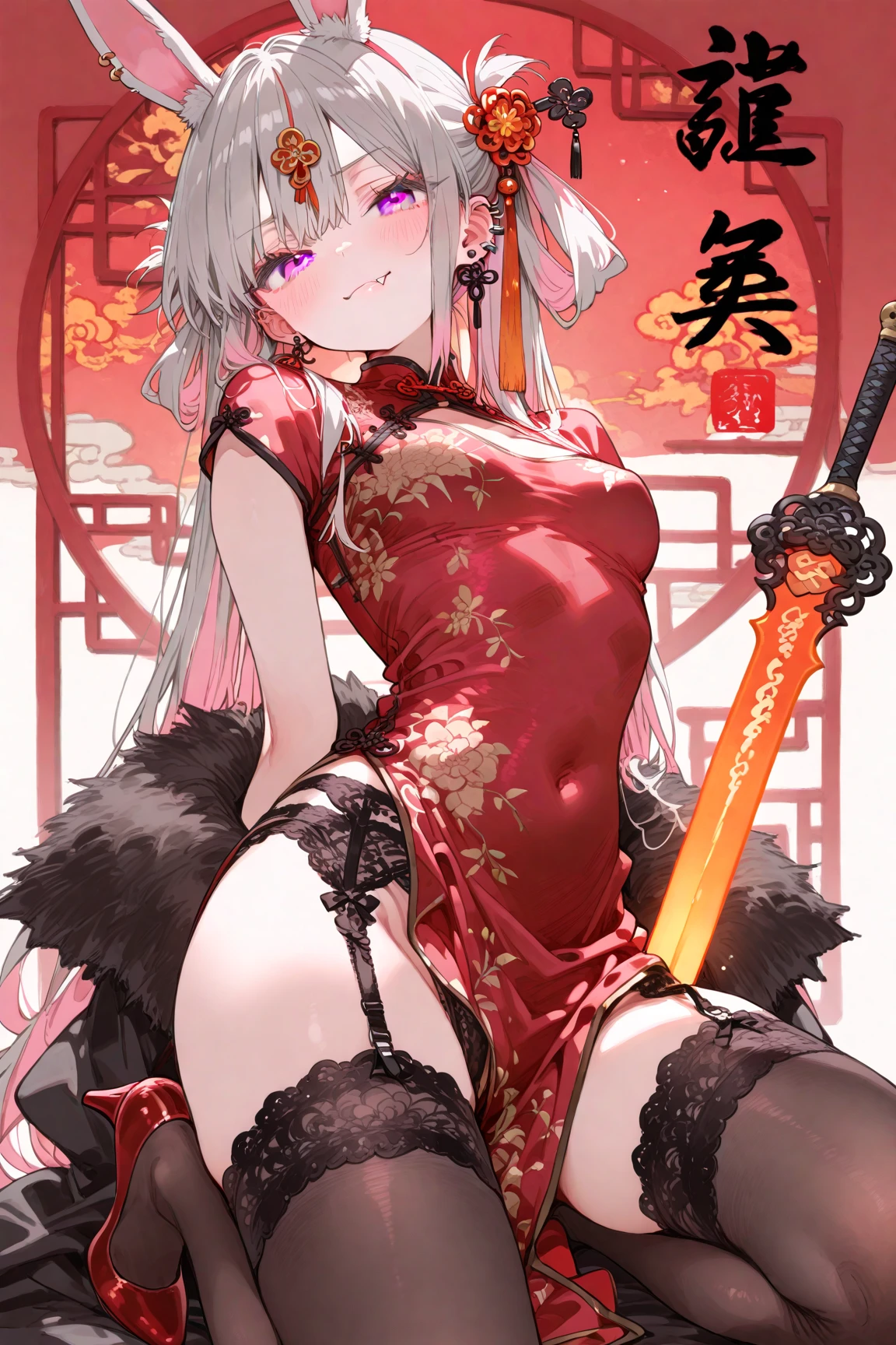 Anime girl with tattoos holding red umbrella and flying birds, Pixiv contest winner, inspired Written by Amano, style of yoshitaka amano, Pixiv, by Shimo, Written by Amano, by Kamaguruka, top rated on Pixiv, Yoshitaka Amano Photorealistic, at Pixiv