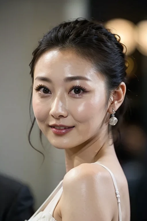 Perfectly-centered portrait-photograph of kfukvf-1990, arriving at a red carpet event, lifelike, subsurface scattering, photorealism, 8k resolution, beautiful