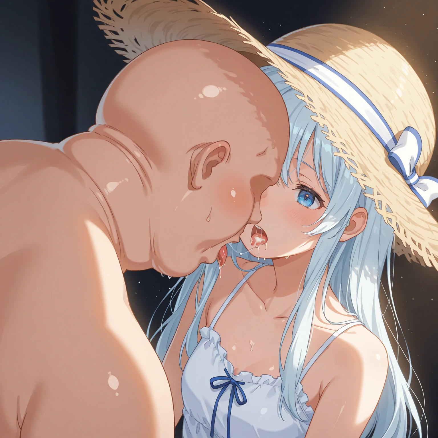 lying on her stomach、There are a lot of old men、rape、rape、Blowjob、Pussy、Penis insertion、Sex、Nipples、Watery eye、tideland、Covered in mud、Tiny Bikini、Big Breasts、Thighs、Dynamic Angle、Seaside、Sandy Beach、Baby Face、Sun hat、sunlight、Both eyes open、Covered in semen、Displeased、Sweat、masterpiece、best quality、ultra-detail