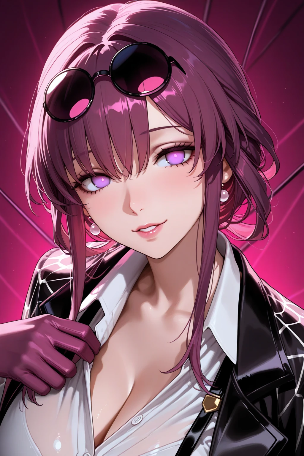 1girl, solo,(best quality),(masterpiece:1.1), upper body, looking_at_viewer, dynamic angle, cute, clear facial skin,