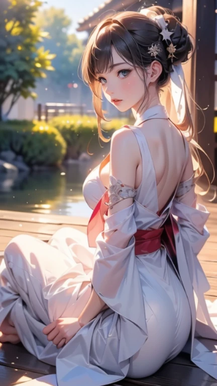 Best quality,Masterpiece,illustration,an extremely deciple and beautiful,Extremely detailed,CG,Unity,8K wallpaper,Amazing,finedetail,Master,Best quality,offcial art,Extremely detailed Cg Unity 8K wallpaper,absurderes,Incredibly Ridiculous res,hugefilesize, ultra - detailed, A high resolution, The is very detailed, Nice detailed girl, very detailed eyes and faces, Beautiful detailed eyes, light in face,(Hanfu:1.1),1girll, full bodyesbian, Full body photo, wie z_swarm,On your stomach,glute,plaques,getting beat up
