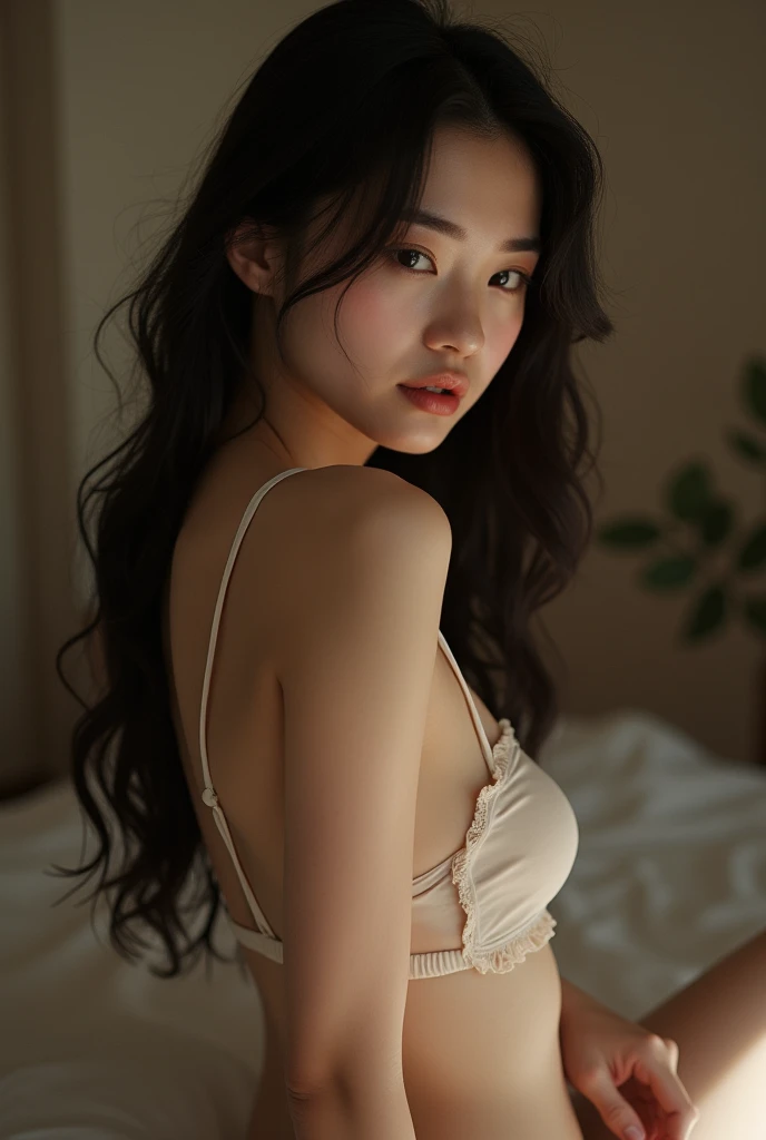 Asian girl in lingerie 