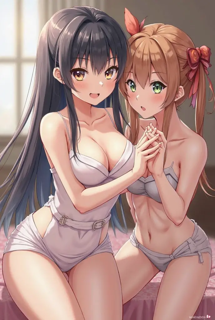 Naked anime girl