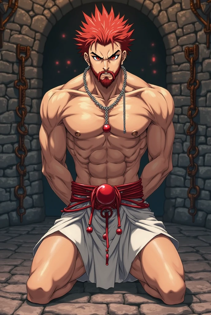 (best quality,4k,8k,highres,masterpiece:1.2),ultra-detailed,(realistic,photorealistic,photo-realistic:1.37),korean male model,man wearing a vibrant red robe,strikingly handsome face,well-defined features,soulful eyes,attractive young man,fit and muscular physique,sweat droplets glistening on his forehead,pink robe flowing gracefully,exquisite details on the robe,,confident posture,aura of elegance and power,majestic background setting with a touch of mystique,golden sunlight casting a warm glow,rich and vivid colors,meticulous attention to lighting and shading,creating a captivating ambiance,the sense of passion and sensuality,overall composition reflecting the essence of youth and masculinity,erection, big penis