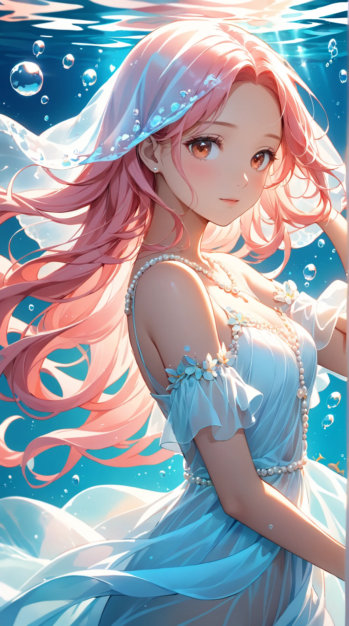 ((masterpiece,best quality)),(Negative Space:1.4),(1 Girl, Solitary:1.4),Beautiful and delicate eyes,Flowing pink hair, Red Hat, Fireball, Cast fire magic, Orange and red fractal background, looking off to the side, Blue-green eyes, whole body, jump