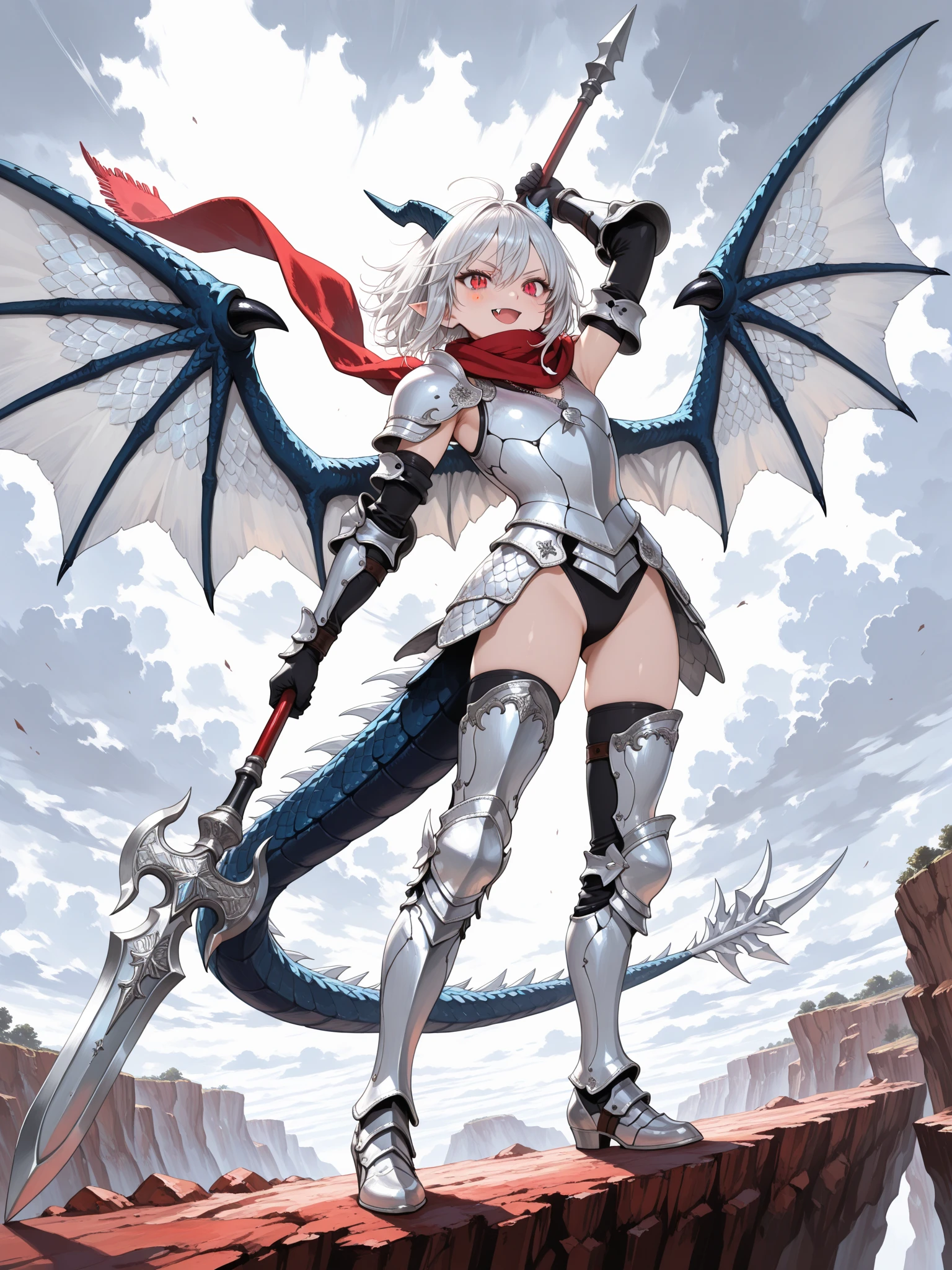 anime artwork the white knight standing in front of a giant dragon, Thorough,analog style,female focus,highest quality,(highly detailed skin),perfect face,skin pores,(bokeh:0.6),sharp focus,dappled lighting,(backlighting:0.7),film grain,photographed on a Sony A7R IV,18mm F/1.7 cine lens,(highly detailed, intricately detailed),8k,HDR,front view,(full body visible:1.2) . anime style, key visual, vibrant, studio anime, highly detailed