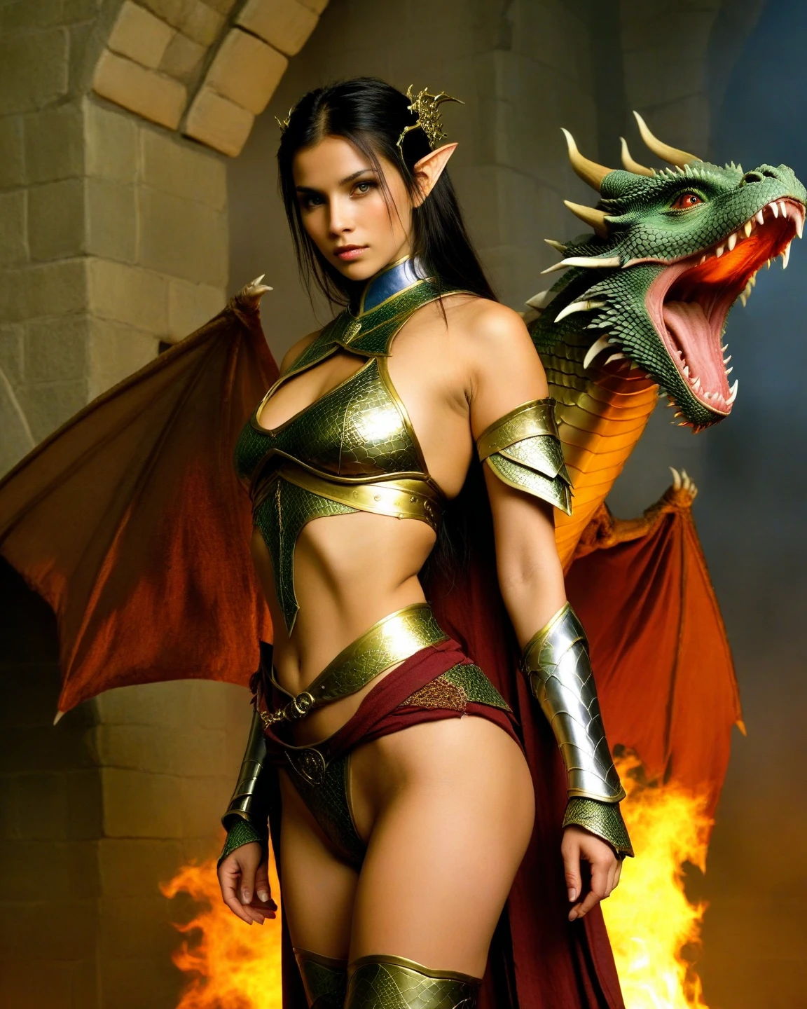 Human comfortable dragon 
