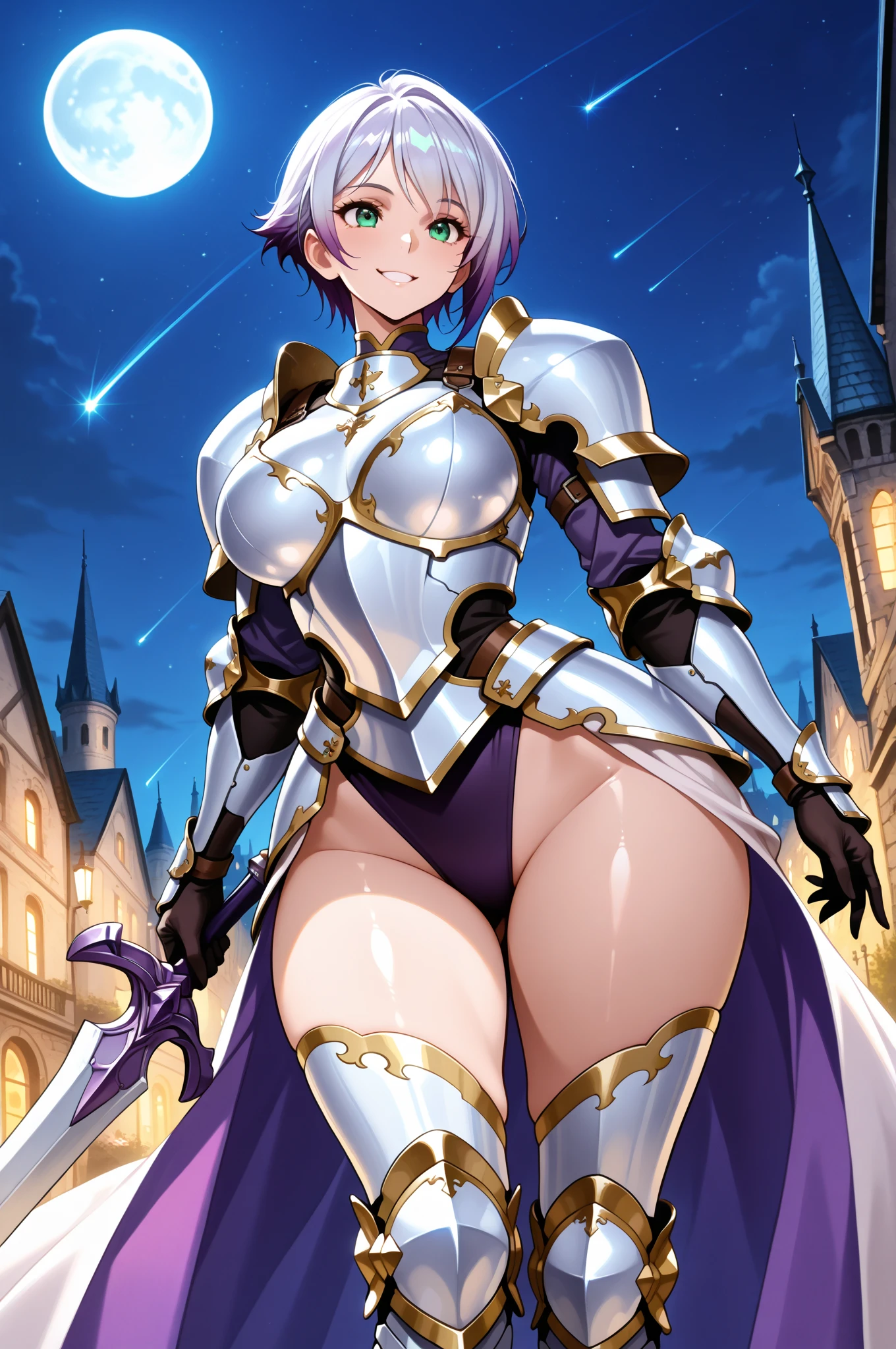 anime - style image of a woman in armor with a sword, portrait knights of zodiac girl, detailed digital anime art, female knight portrait, in armor, cushart krenz female key art, Female Paladin Portrait, gorgeous female paladin, portrait of a female anime hero, highly detailed official art by Yang J, detailed anime key art, detailed anime art, nsfw++,clothed sex,masterpiece, best quality, high quality, illustration, film grain, (perfect female proportionlush, milf, voluptuous breast)++, beautiful detailed eyes, breast enhancement, toned female, glamorous perfect female proportion, (symbol of evil:1.2), zelda, lascivious woman, (evil smile:1.1), (villain, dark heroine:1.2), (perfect female proportions:1.1), (seductive eyes:1.2), eyeliner, mascara, sexy makeup, (seductive smile:1.2), (mature woman:1.4), (milf:1.1), masterpiece, best quality, high quality, illustration, film grain, 1girl, (glowing evil red eyes), evil grin, crazy eyes, (high resolution, masterpiece, ultra best quality, insanely amazing hyper fine extremely detailed, official:1.4) dark heroine anime girl with short hair in a dark and evil place, extremely detailed artgerm, (official:1.4), dynamic composition, (solo girl:1.4), {nsfw}, masterpiece, ultra-detailed, dominatrix, spiked collar, dark kingdom, bad end, (evil fall knights of zodiac girl:1,2)+++, big breast, 1girl, solo female, solo focus, mature female, standing, full body, looking at viewer, dark knights of zodiac girl, dark queen, evil, corruption, corrupted knights of zodiac girl , contrapposto, mind break, (short hair:1,5), evil smile, lips, eyelashes,  evil grin, sexy, pubic tattoo, dark aura, crotch_tattoo, venus body, thigh_clothes, skimpy costume, voluptuous, girl on top, alternate costume, bdsm, (intricate details:1.12), (intricate details, hyperdetailed:1.15), hdr, dungeon, (at night:1.2), fire
