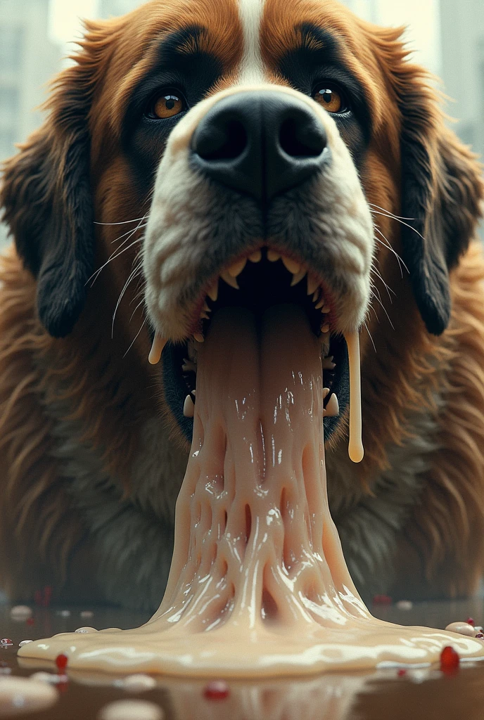((((bernese, feral)))), living room, masterpiece, high quality, realistic, detailed background, ((((rear view, standing, holding couch, huge red penis, autopenetration, anal, testicles, paw, excessive urine leaking, cum in anus, cum on anus, urine on butt, realistic fur, detailed fur, furry, urine explosion)))), (((((autopenetration)))))