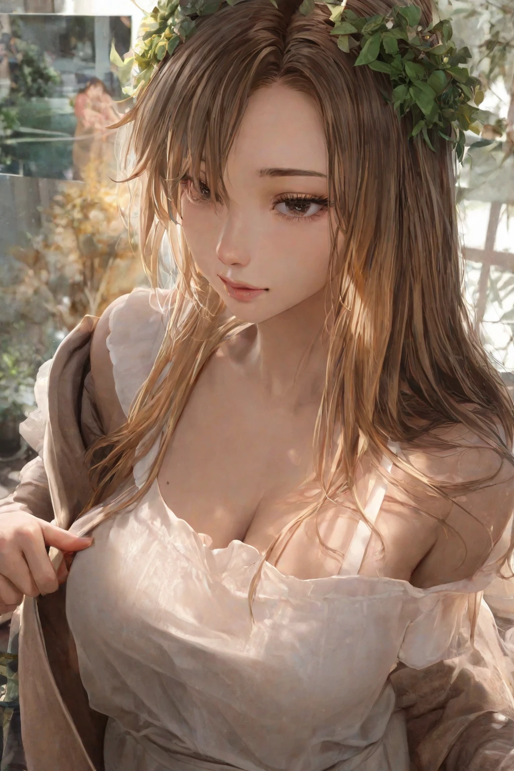 Fox ear, Blonde Hairs, Brunette Girl, big Smile, Super beautiful sparkling eyes、Girl hanging from ceiling with arms tied with rough rope、Sweat、The rope bound her body、Wet body、Rough rope digging into crotch、A large amount of liquid flows out from the groin、One leg is suspended above by a rough rope、Tied up with rope、Tightly bound、My hands are tied、Feet dangling from shackles (8K, Live Shooting, Highest quality, masterpiece: 1.4), Ultra-fine mesh, (Realism, Photorealistic: 1.48), masterpiece、highest quality、Super detailed、8K、Detailed light、Detailed Shadows、Raw、(Detailed skin)、(Realism: 1.2)、18 years old、Long Hair、White lace underwear、In the torrential rain