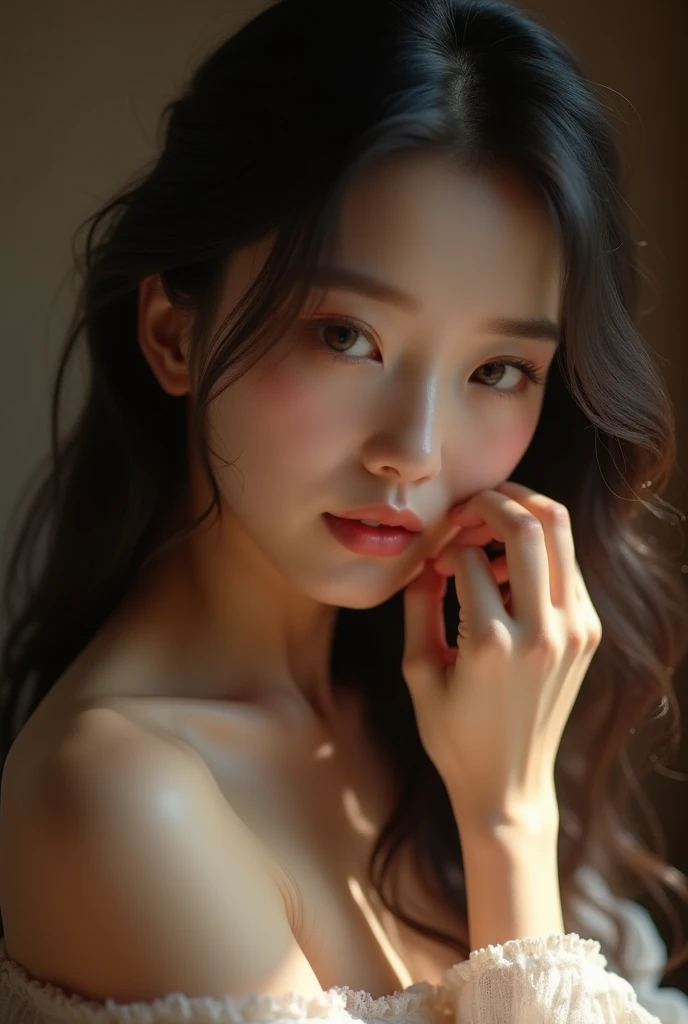 Tabletop, Highest quality, shape, Very detailed, finely, High resolution, 8k wallpaper, 完璧なダイナミックな構shape, Beautiful and detailed,ランダムなcute髪,,Natural color lip, Bold sexy pose,smile、20-year-old girl、cute、Looking into the camera,Always blur the background,Perfect and beautiful face,Slim face and figure,Big eyes、Putting on gal makeup,Small face,Shooting from below、smile,Blurred Background,Elegant feminine face、Cyberpunk Fashion、smile、Change pose randomly、Randomly change the shooting angle and position、One person