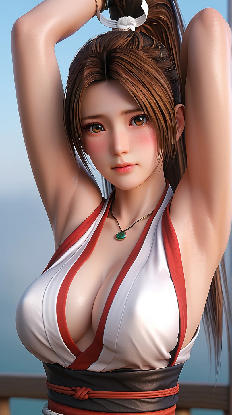 (masterpiece), (best quality), (high resolution), (beautiful eyes和脸), (Perfect female image), Realist, Radiant skin, Extremely detailed eyes and face, (High Detail Skin:1.2), (beautiful eyes:1.2), SFW, (巨大的Cleavage:1 4, Breast sagging, Long Breasts), 
1 busty girl,  eternal,, ((blush)), 他们Smile着, shut your mouth, Open your lips, Looking at the audience, haze  , Extended, Long hair, Loose hair, Low-cut，Deep V big chest，Huge breasts ，Slim figure，Japanese Beauty, This is a perfect face, cosmetic, Perfect eyes, masterpiece, Open your lips, blush, Radiant skin, Drunken face, Smile,  Sticking out her tongue, , Cleavage很诱人，Sitting on the bed，White，Japanese Beauty，Ninja Master，In a forest，Huge breasts，Cleavage，Low-cut，necklace，earrings， pantyhose，Flowers
