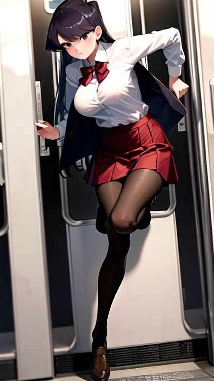 masutepiece, Best Quality, Ultra-high resolution and detail, ultra-quality, Super exciting, 8K, lighting like a movie, My girl's name is nice, The cutest girl in the world, Nice! Show what you want to see!, Show me your whole body,Let me know what you think of me,a miniskirt、Fashion with sheer breasts、Cute underwear、knee sox、Beautiful teeth、so cute.、On the train、Stick your ass out like this with an embarrassed face！？I was tempted！、Shoot straight up from below the knee、Seductive poses、shiny and attractive skin、Best Girlfriend、thigh-high socks、Open legs、Lift with an embarrassed look、Stick your butt out！？I was tempted！、Provocative poses、shiny and attractive skin、Best Girlfriend、provocative smiling、Put your hands down！？,Beautiful drawing of the body, astonishing、Amazingly detailed representation
