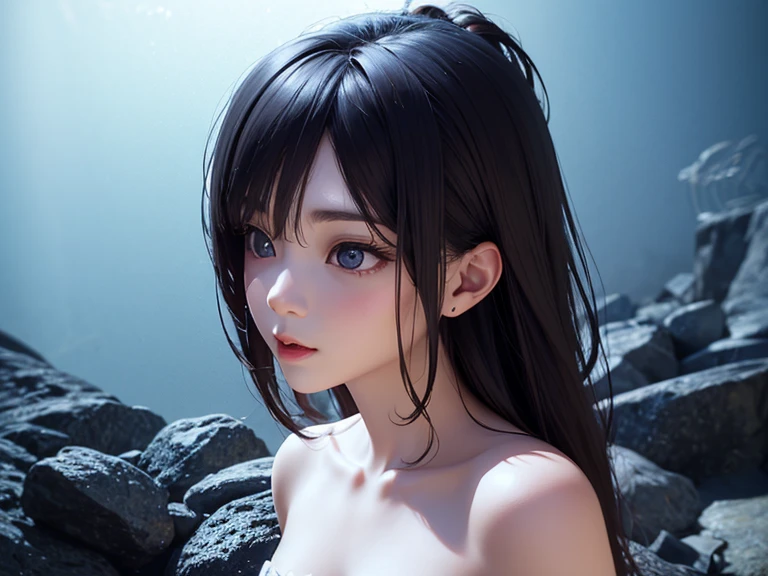 Final Fantasy VII, masterpiece, absurdres, 1girl, Tifa Lockhart, length hair, floating hair, large breasts, breasts out, Bound, Bondage, (arms behind back:1.4), BDSM, tape, TAPE BONDAGE, close-up, srestrained, best anatomy, Curled up, sad face, shout, Upper body, humiliation, desperate, (Stripped naked), (men touching her), touching hair, pov men raises her hair, (men raises her hair), (men stroking her hair), milk comes out of her nipples, milk dripped from her nipples, tied up in the forest, outdoor, forest, lying on the ground