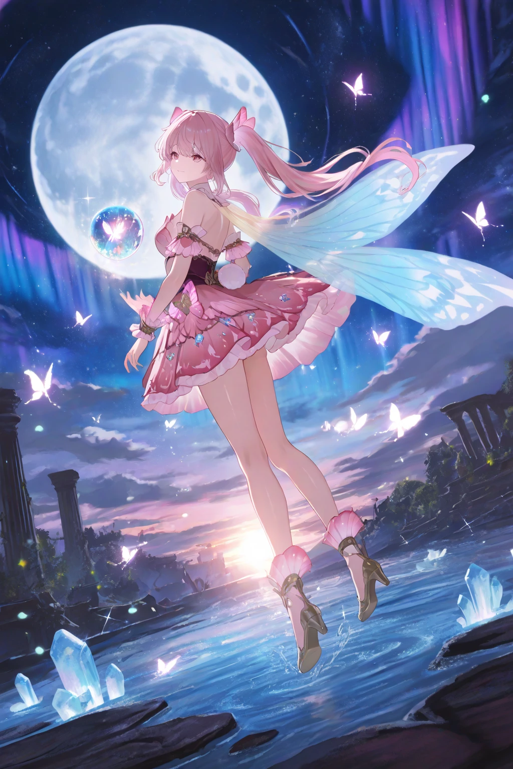 Princesa de cuento de hadas. Estilo chibi