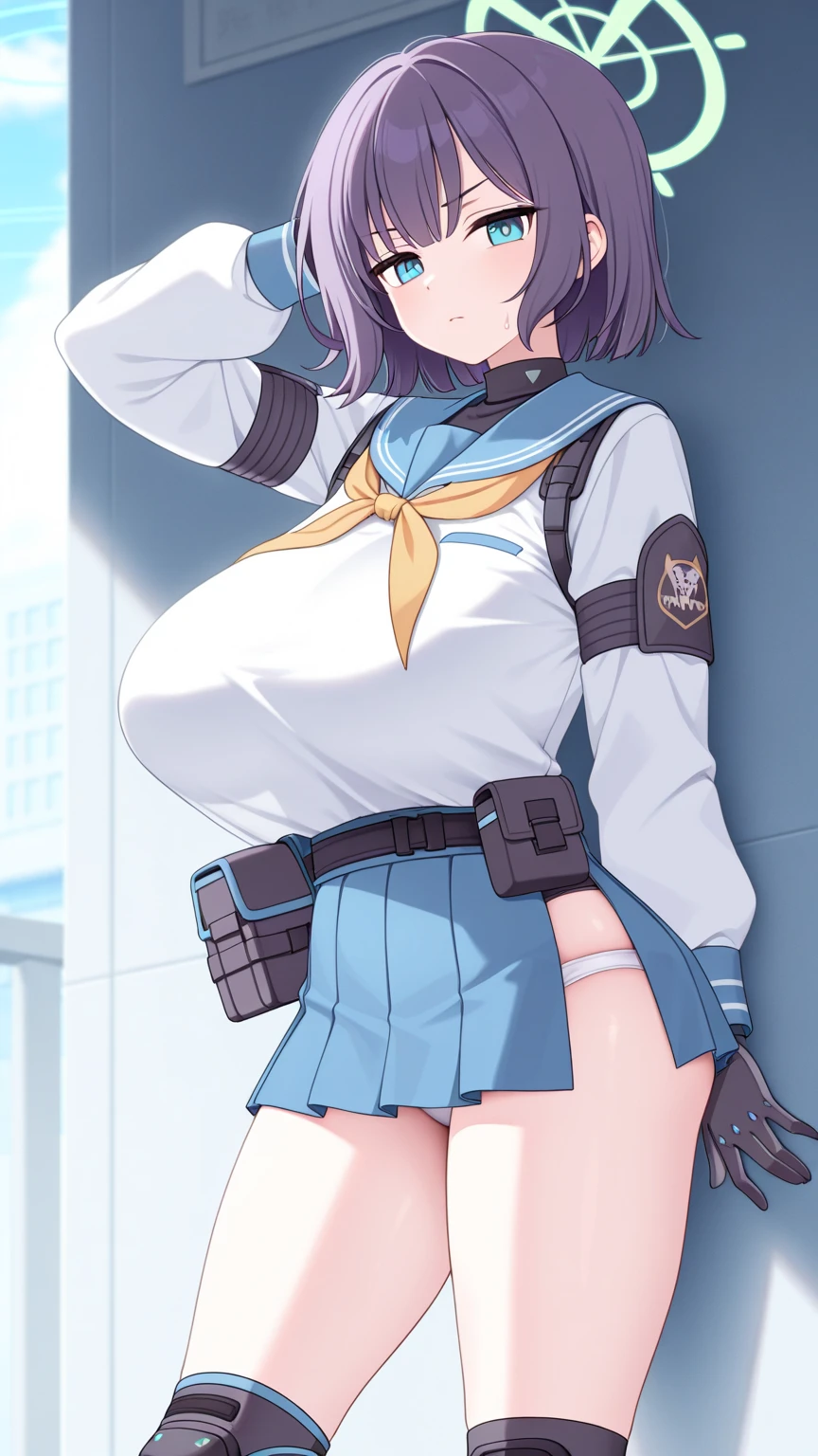 One Girl, Glowing Skin, 最high quality, (Game CG:1.4), Browsing Caution, Beautiful face and eyes in every detail,big 、Tiny Lingerie, strict, big ample breasts、((最high quality)), (Very detailed), (Very detailed CG 統合 8k 壁紙), Very detailed, High resolutionのRAWカラー写真, Professional photography,From below, (((White lace panties)))、I can see your face、(((Sorry look))),(((Embarrassed face)))、(((Are crying)))、(((Anguished expression)))、Glare, anger、(((Her white panties are visible)))、((white underwear pattern))、Dancing、((((She is embarrassed that the audience saw her underwear.))))、 (((She forgot to put on her underwear so it was completely visible.)))、Dancing, (((The audience is delighted to see her panties))), (((A crowd of spectators point their cameras at her panties))), ((Nipples are visible))、Full Shot、(((Her skirt is flipped up))),(to be born, 最high quality, masterpiece:1.5), (Realistic, Intricate details:1.2), 超High resolution, (high quality, High resolution, Finer details), alone, Curvy Women, blush, Sweat, Oily skin, Shallow depth of field,(masterpiece、最high quality、High resolution、unity 8k wallpaper、Very detailedCG:1)、(Consciousness upward:1.0)、One Girl、最high quality、8Kmasterpiece、((software)), ((Multiple Girls)), (18-year-old female, Beautiful detailed woman, Female police officer),( Blue Hair),(short hair),White and thin uniform,(Black leather micro mini skirt), ((With a shy look:1.5)), Huge breasts, Hard nipples, Narrow waist, Thick thighs, Ultra mini skirt, ((Black Pantyhose)), (((I'Lifting my skirt to show my pantyhose))), ((Spread your legs)), (Please open your legs),, Looking down,((Skirt Lift)),(((Boldly flip up the skirt)))close your eyes, Tears in the eyes、Open your mouth, What saliva leaves behind, Wet skirt hem, Sticky panties, Bulging of the vibrator cord, Vibrator with Garters