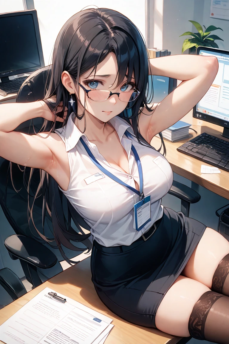 masterpiece,Highest quality,Super quality,Dark hair color,Sci-fi anime,For medical check-up、Being scanned completely naked,Beauty,Nipples,Toned body,Simple,Anime of the 2010s
