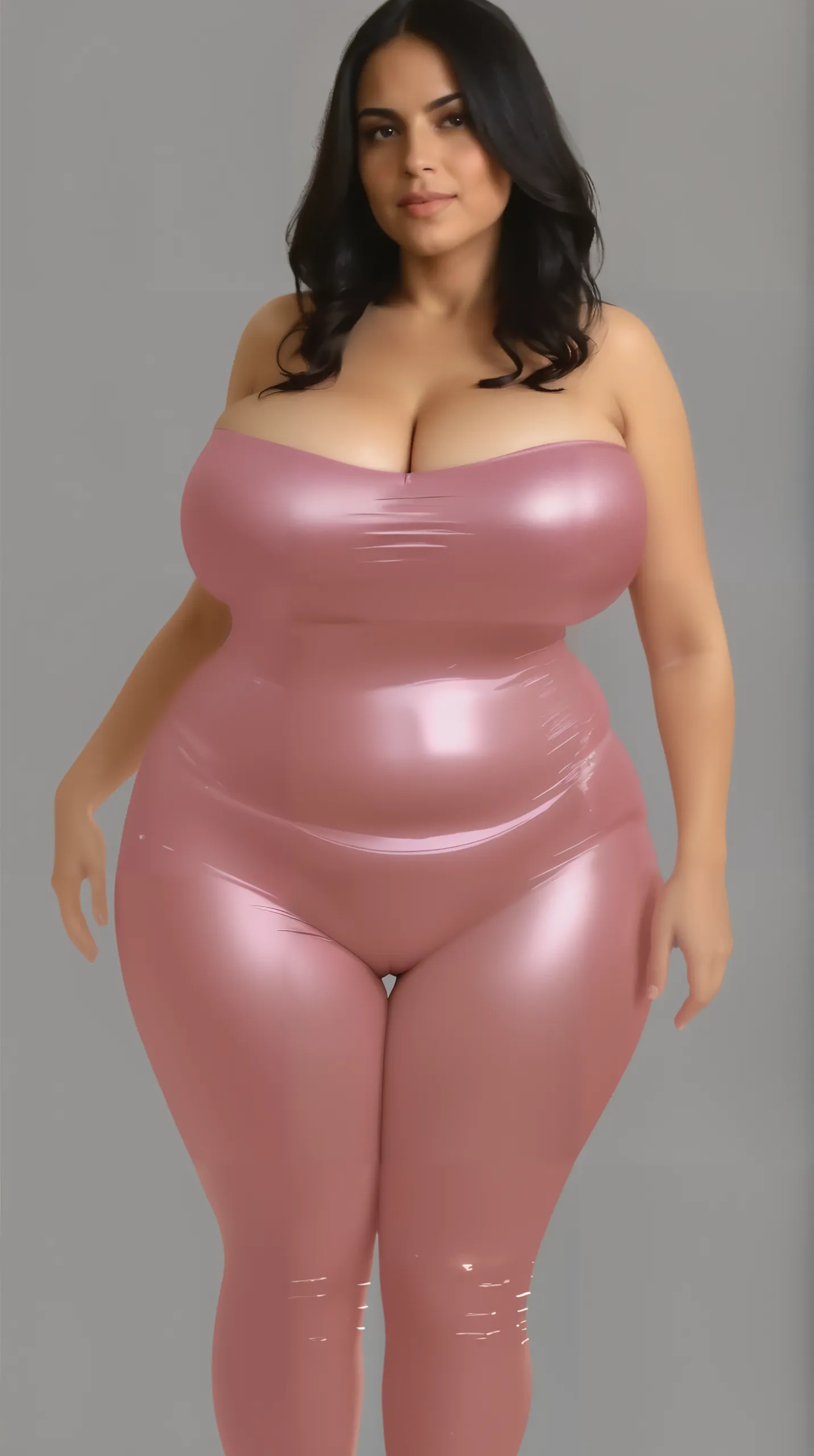 1 girl, furry, Toriel Dremurr, bedroom, fat ass, wide hips, curvy, slightly chubby, tall, full body, voluptuos, masterpiece, ultra high quality, detailed hands, detailed body, detailed face, heels, blushed, shy, mature female, tight dress, detailed fur, toon artstyle, purple dress