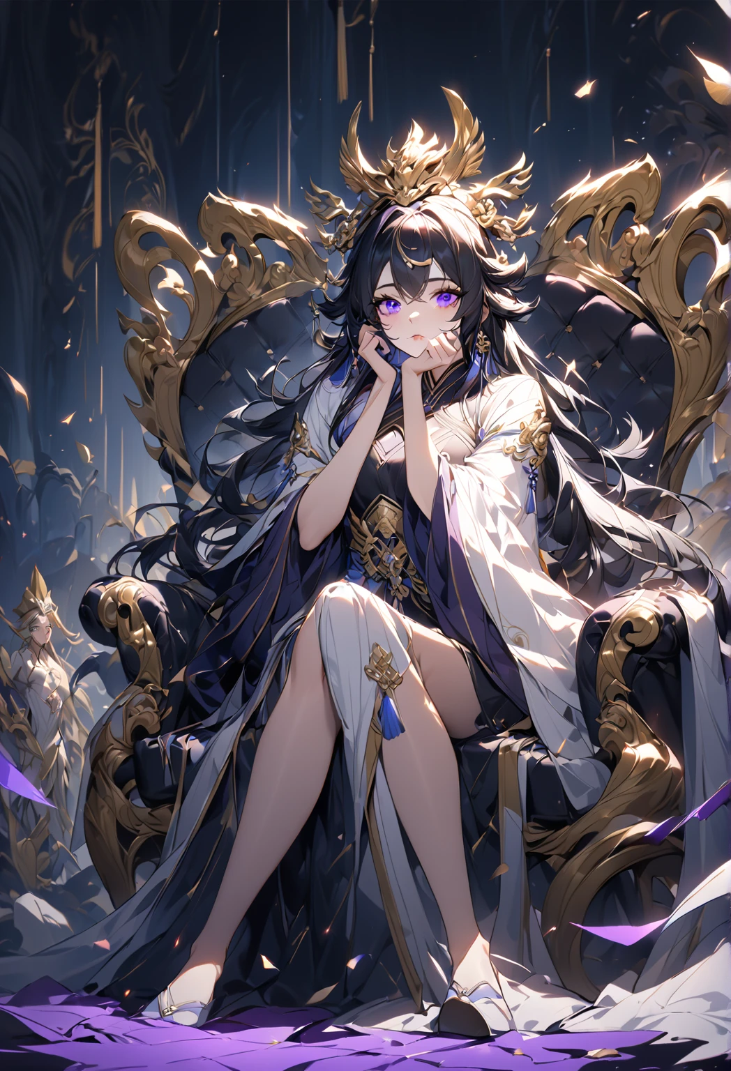 whole body, fortune teller robes, girl in gipsy tent, skirt, face veil, robe, cloak, absurdres, RAW photo, extremely delicate and beautiful, masterpiece, Best Quality, ultra high resolution, 32k, hyperrealistic, ultra-detailed, perfect figure, perfect shape, detailed description, pale skin, 20 years old, detailed beautiful face and eyes, tearful mole, earring, short medium hair, wavy hair, black hair,