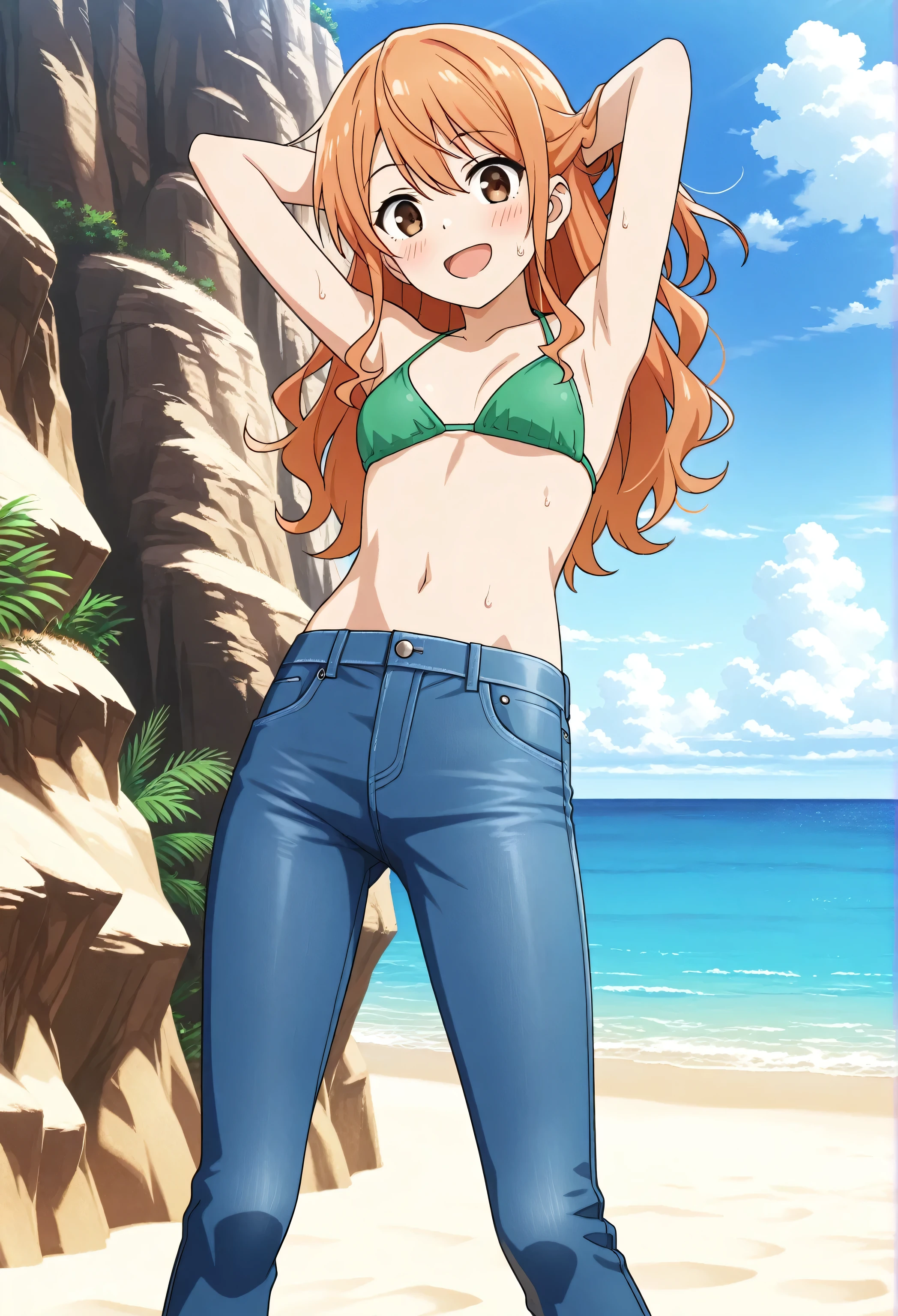 Anime Boys wearing a black bra and yellow panty、solo、Boy with long brown hair、Purple eyed boy、Anime Moe Art Style、Yellow Bra、Yellow Panties、Official Art、Upper body only、!!Full body portrait!!、Sexy Boys、High quality fan art、bra with an yellow、panty with an yellow、Official illustrations、A boy is standing、Beautiful and attractive anime teen、Naughty anime style、Official Fan Art、(Anime Boys)、bra and panty only、Tall Boy、perfect body、perfect hand、(male body:1.3)、