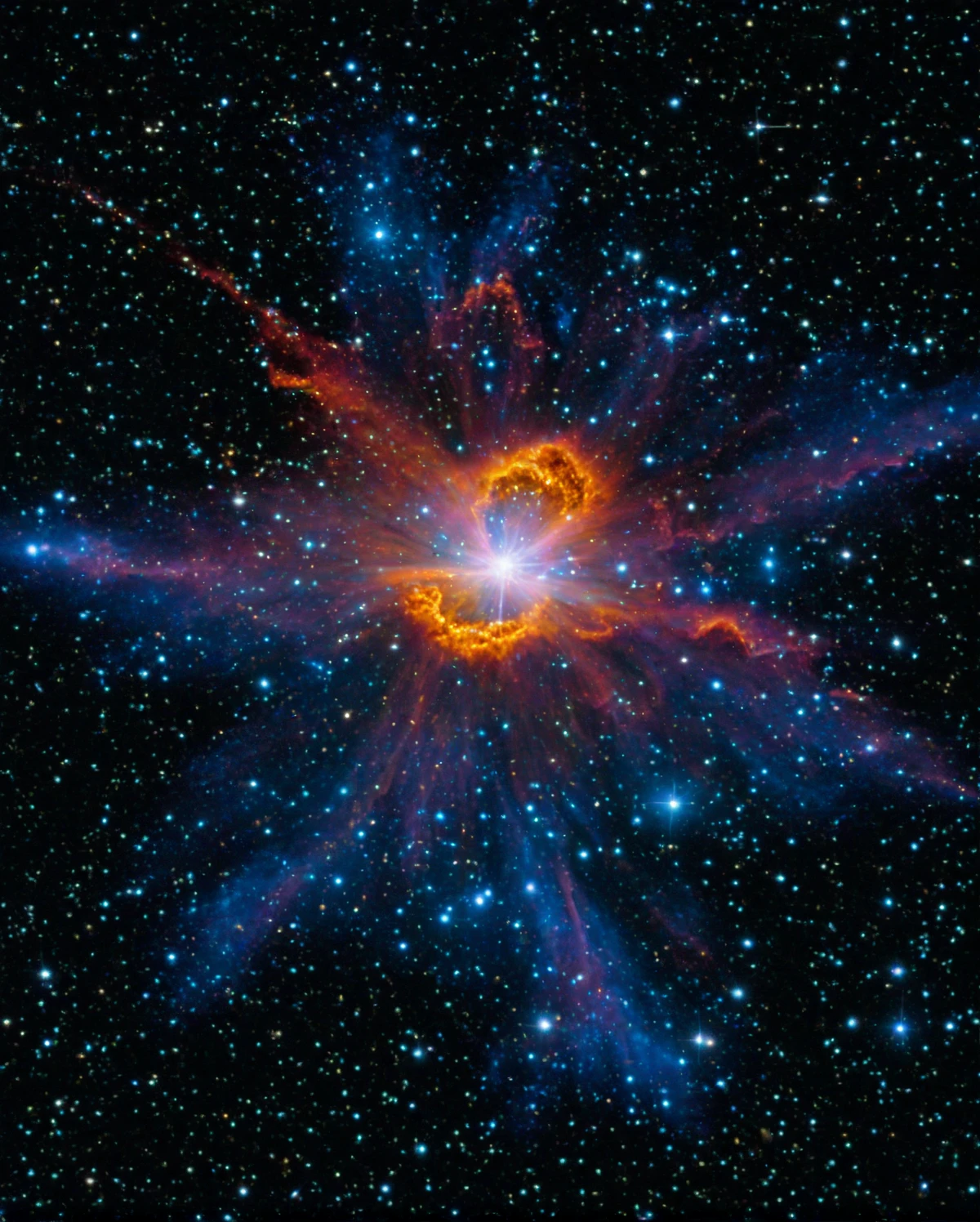a close up of a star filled sky with a red nebula, in a nebula, red nebula, big nebula as clover, vast nebula, gorgeous nebula is born, taken through a telescope, space photography, in the cosmos, false color star field, epic nebula, nebula sized, nebulae colors, stars and nebula, floating in a nebula, nebula in the background