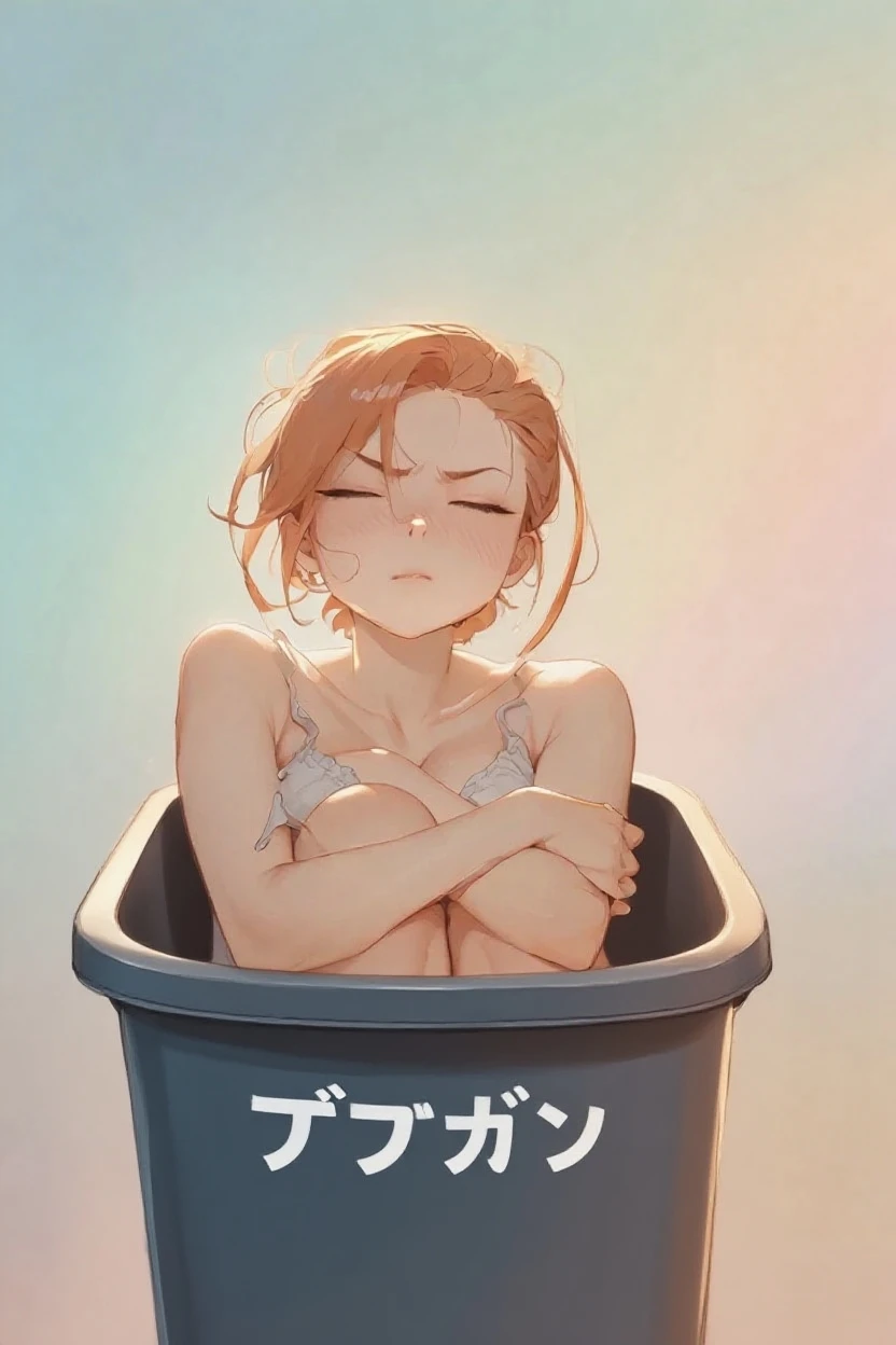 Magazine cover(masterpiece, best quality:1.2),woman,(((The eyes are delicate)))The whole body is milk,((Wet clothes)),Pink underwear,Room,The floor is covered with milk,rain(8K)(HD)