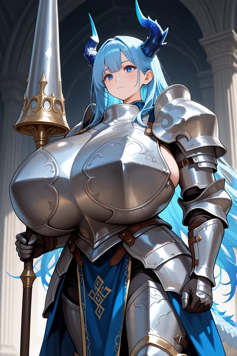 "(masterpiece:1.1), best quality,
1girl, (80s anime style:1.3), (eyelashes:1.5), (loli:1.2),
(intricate high detailed body:1.2),
(silver hair:1.1), (bangs:1.1), (medium hair, two side up:1.2), (crown:1.2),
blue eyes,
(curvy body:1.1), (gigantic breasts:1.5),
(light smile:1.2), open mouth,
(string bikini armor, corset:1.2), (mini skirt:1.2),
(spiked knight armor, armored boots:1.2), (streaked hair:1.2), sleeve,
standing, crossed arms,
(upper body, cowboy shot, looking at viewer, from front:1.1),
(daytime, grassland, outdoors:1.2)"