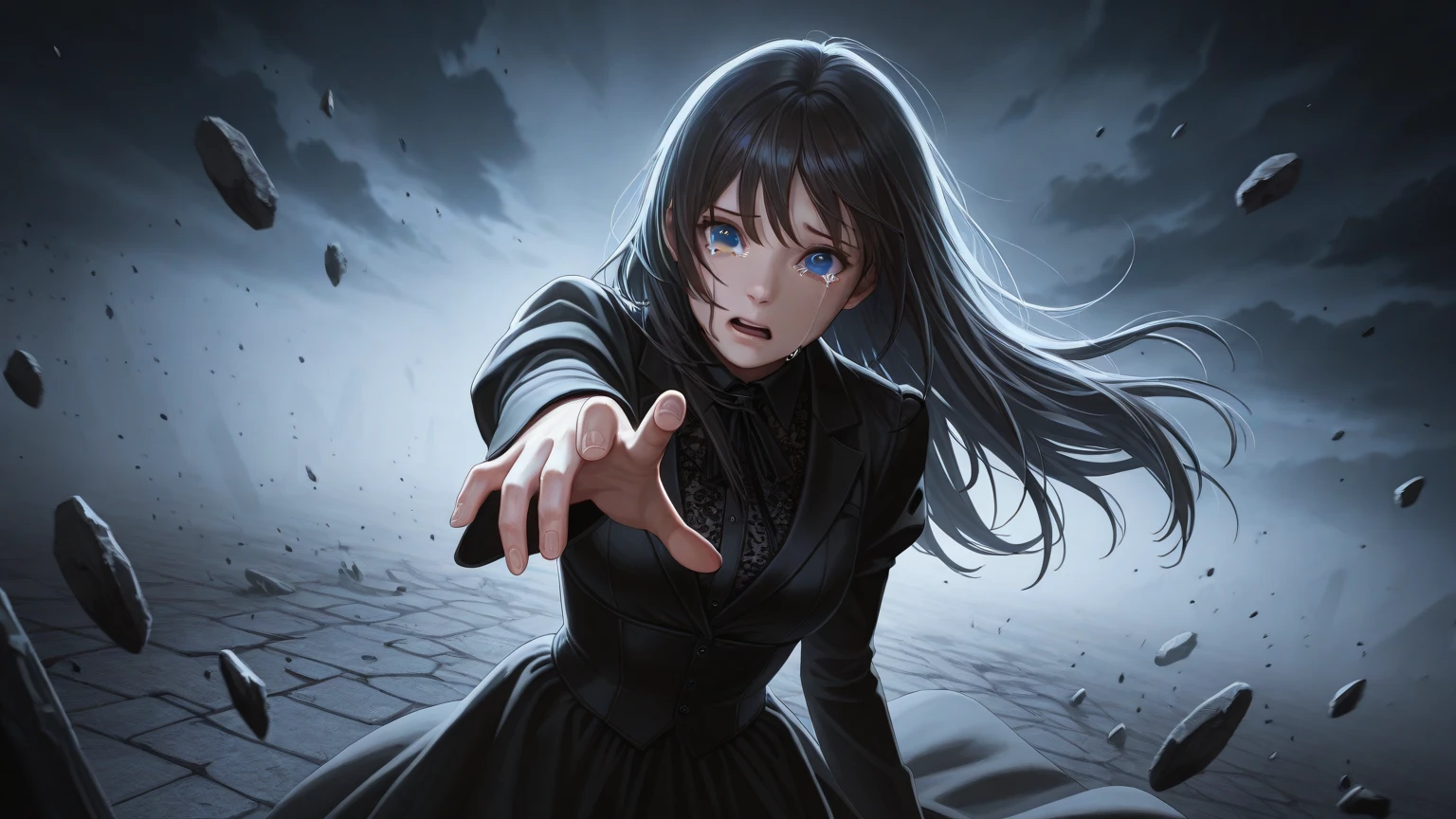 (((1 person,POV Hand:1.5))),(touching women&#39;chest:1.4),(Perfect Anatomy:1.2,Highest quality、超High resolution、High resolution、Highly detailed CG、8K Unit Wallpaper),Cowboy Shot,Portraiture,1 Female,alone,20 year old beauty,Japanese,((Beautiful attention to detail)),Brown eyes,shy、tears,Brown Hair,Long Hair,bangs,(Sweat),Myself lifting up my skirt,Are standing,((Red Chinese Dress、No sleeve、black pleated mini skirt、Love Juice、White panties)),、Kung Fu Dojo、Natural light、
