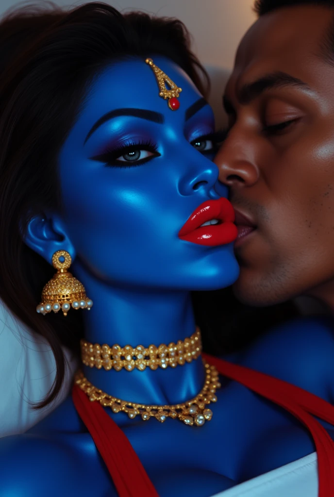marge simpson,sexy black man hugging marge simpson from behind,beautiful detailed eyes,beautiful detailed lips,extremely detailed eyes and face,long eyelashes,hyper realistic,photorealistic,8k,masterpiece,(best quality,4k,8k,highres,masterpiece:1.2),ultra-detailed,(realistic,photorealistic,photo-realistic:1.37),HDR,UHD,studio lighting,ultra-fine painting,sharp focus,physically-based rendering,extreme detail description,professional,vivid colors,bokeh,highly detailed,hyperrealistic,cinematic lighting,dramatic lighting,chiaroscuro lighting,gorgeous colors,exquisite details,flawless skin,volumetric lighting