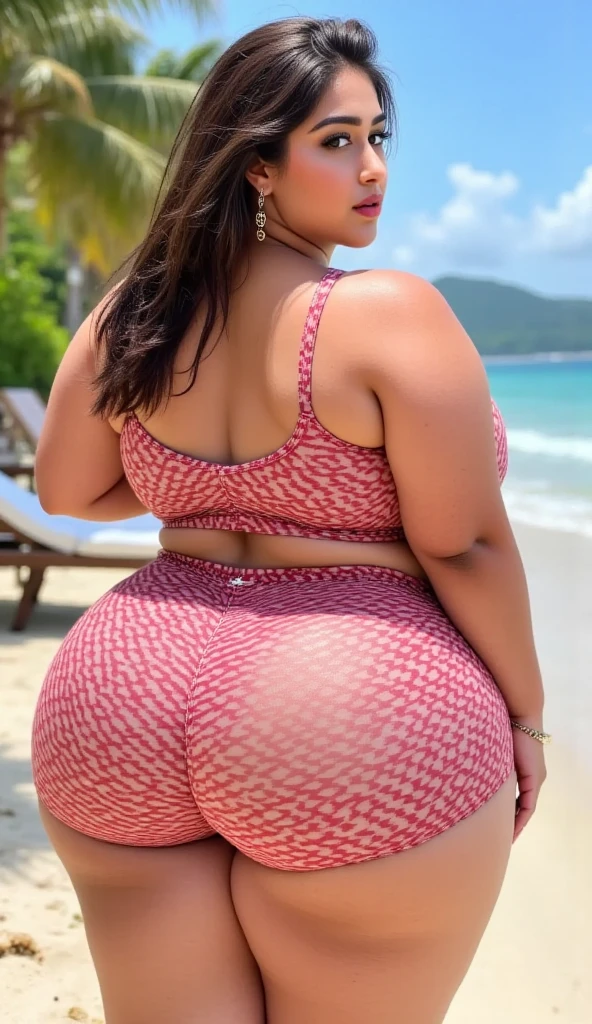 

heeled sandals, beautiful landscape, treesA woman wearing a blouse and dark tight skirt, Symmetrical blouse, tight skirt and thin belt, Elegant materials and design,  ,cosmetic, (lipstick: 1.1), (Eyeliner: 1.2), mascara,  An Asian Japanese woman，super thick thighs, enormous busty,25 years old，big eyes，elegant temperament elegant temperament，(masterpiece:1.2, best quality), Practical, (The true situation,25 years old， Intricate details, Depth of Field), careful, The content is very detailed, This is a perfect face, Perfect body, Large Model, Mature woman, High，8K,best quality, masterpiece, Ultra-high resolution,(lifelike:1.4), original photo, Stay focused, detailed, Dramatic, Exquisite beautiful woman, (tall and straight:1.1),,half butterfly earrings, double ring necklace, (:1.05), (25 years old, : 1.4),Long curly hair, Dynamic angle, (red lips)