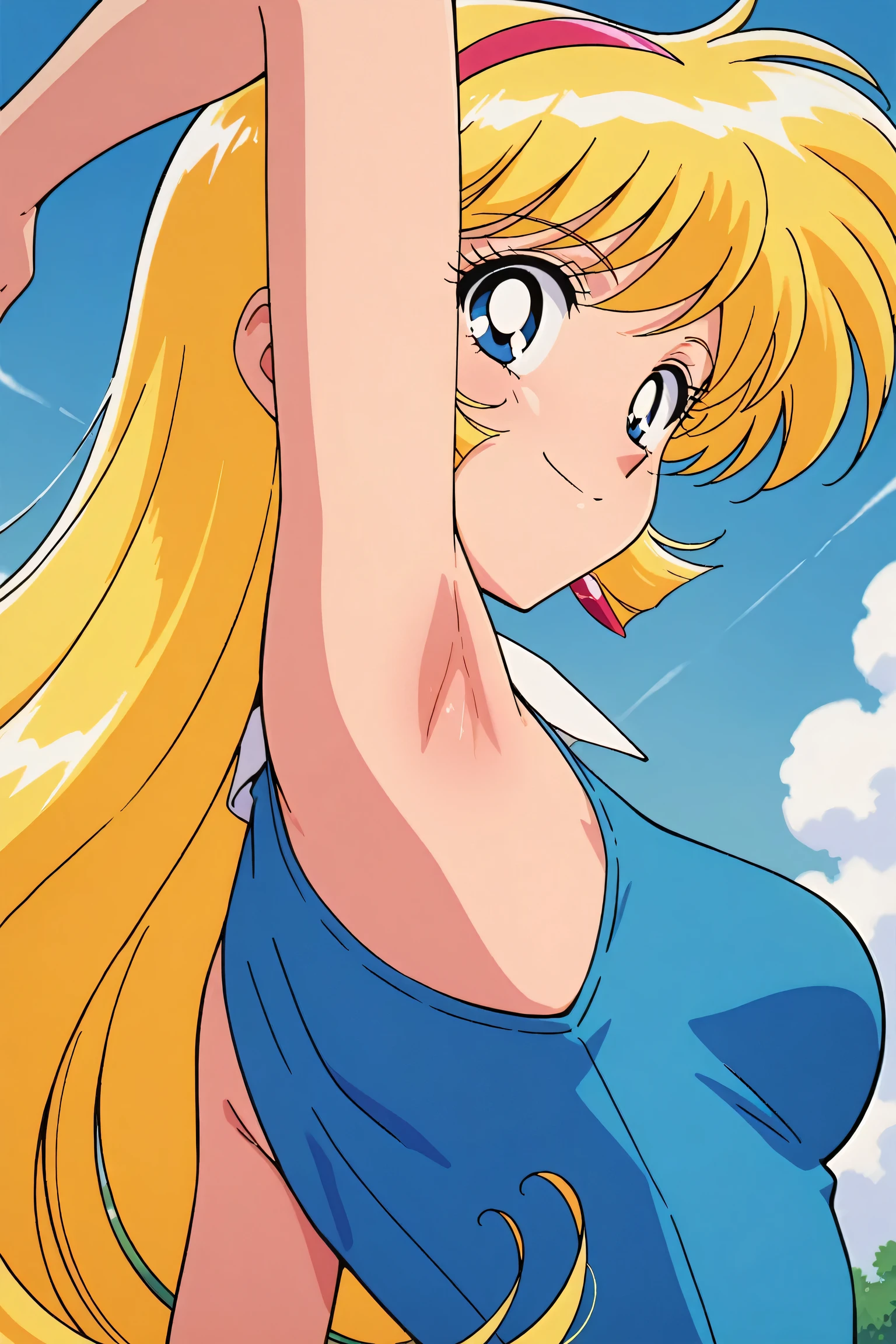highest quality, masterpiece, 1 girl, shine background, looking at the viewer, portrait, light smile, shine, pastel colour, cleavage, external expansion chest, ((((leaning forward)))), ((down blouse)).