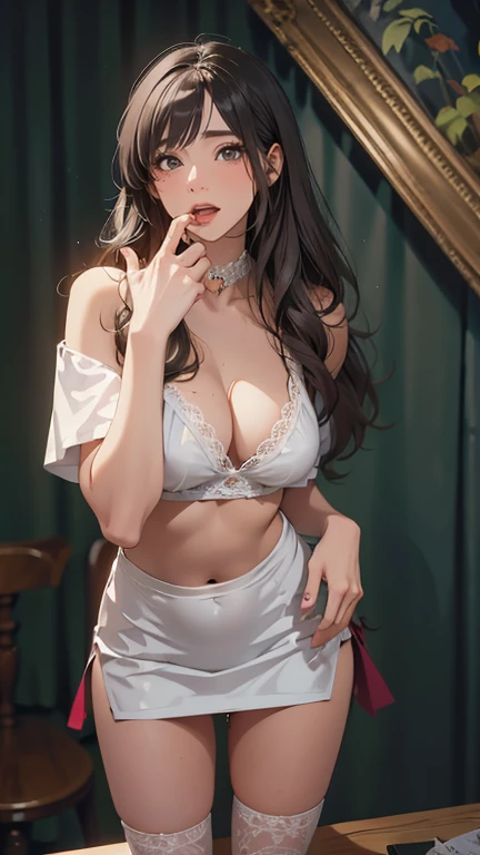 Anime-style woman in lingerie sitting on a bed with red curtains, Enchanting anime girl, Beautiful and attractive anime woman, Smooth anime CG art, Beautiful Anime Girls, Highly detailed art gems, Attractive anime girl, pixiv artstationのguweiz, , Beautiful Anime Women, From Girls Frontline, ArtStation PixivのGuweiz
