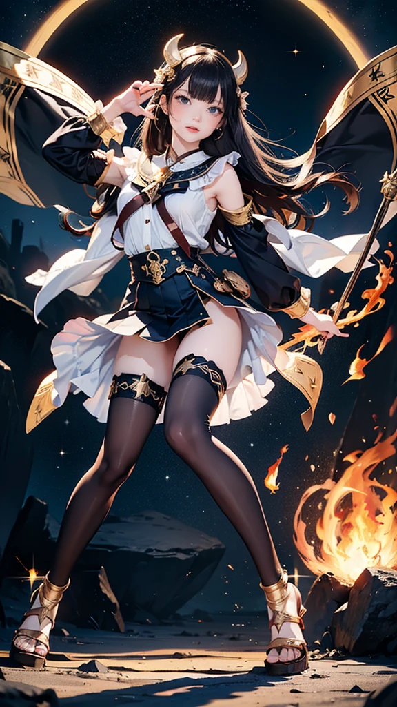 masterpiece, best quality,  dynamic angle,official art, extremely detailed CG unity 8k wallpaper, full body,
1girl, solo, ishtar \(fate\),  <lora:ishtarFate_v2:0.7>, (fallingfromthesky:1.3), sad,
(jacket,), (shirt:1.3),  miniskirt, pendant, boots,
looking up, close to viewer, cloudy sky,
